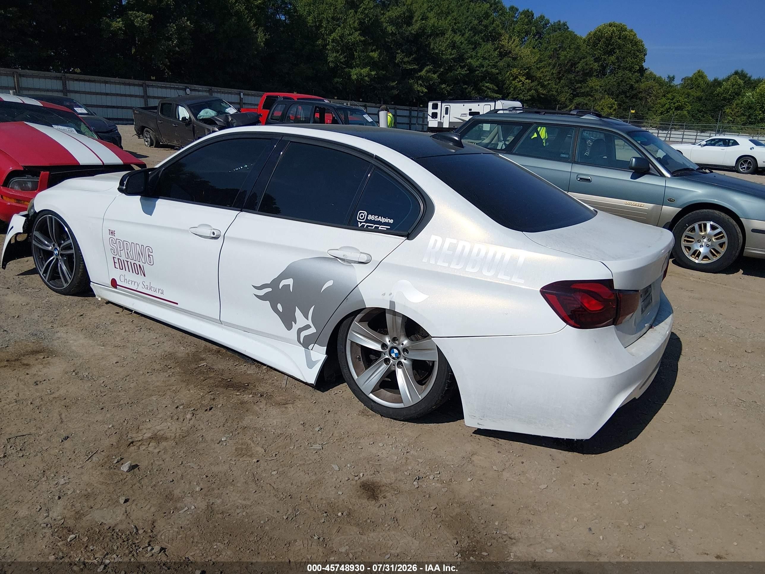 2014 Bmw 335i   White vin: WBA3A9G55ENS65018