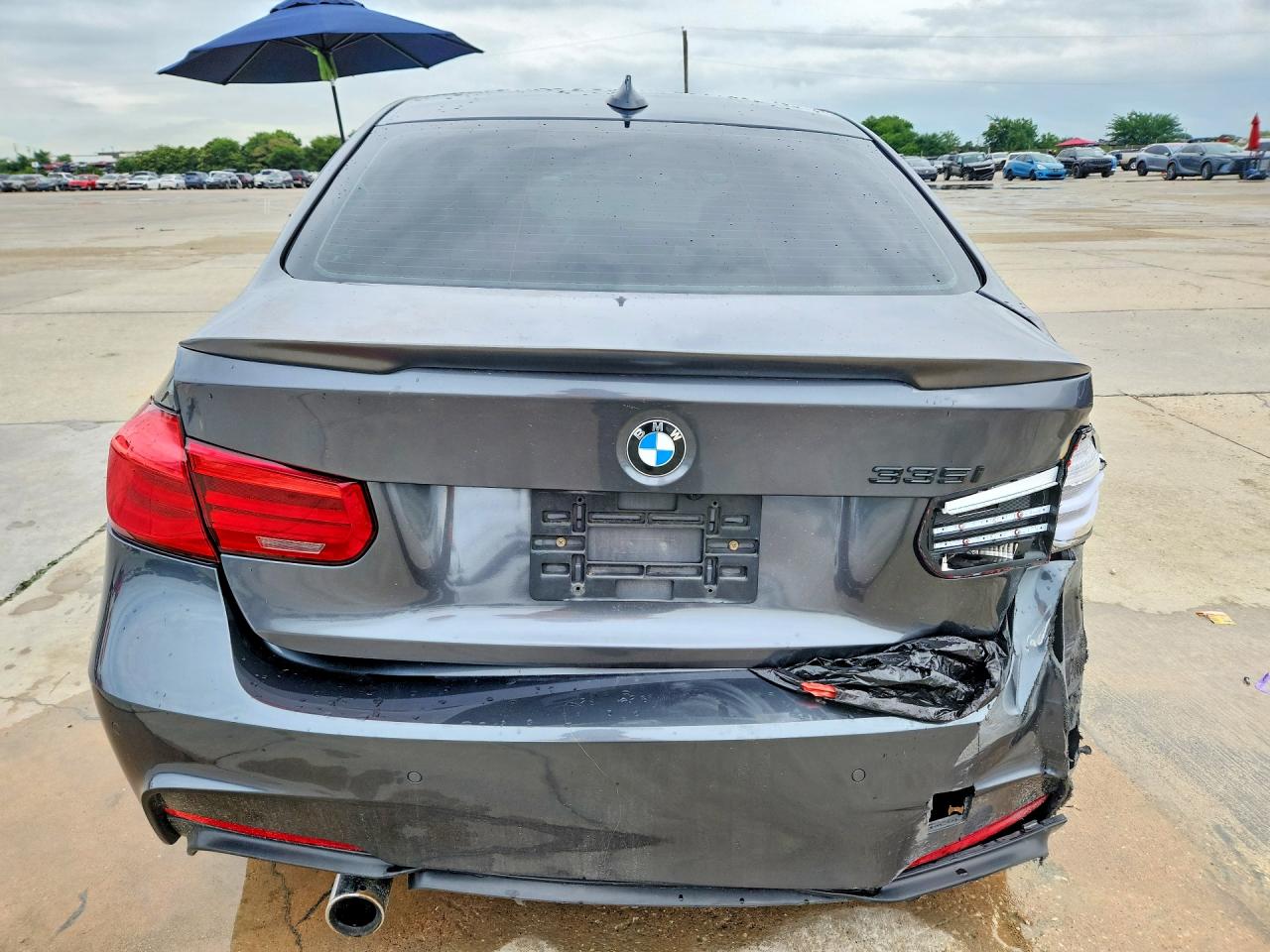 2014 Bmw 335 I Gray vin: WBA3A9G55ENS65472