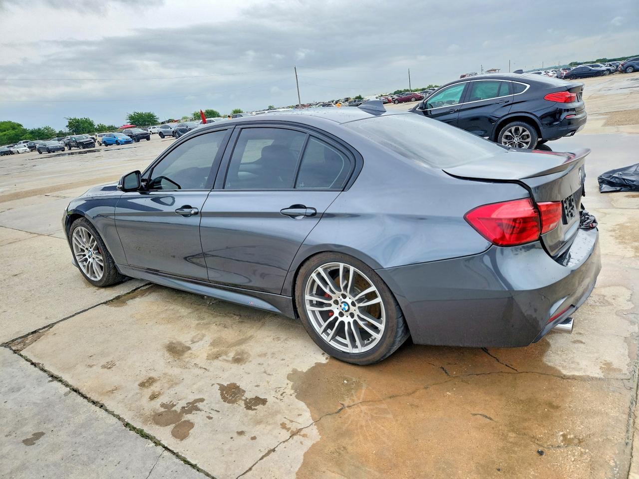 2014 Bmw 335 I Gray vin: WBA3A9G55ENS65472