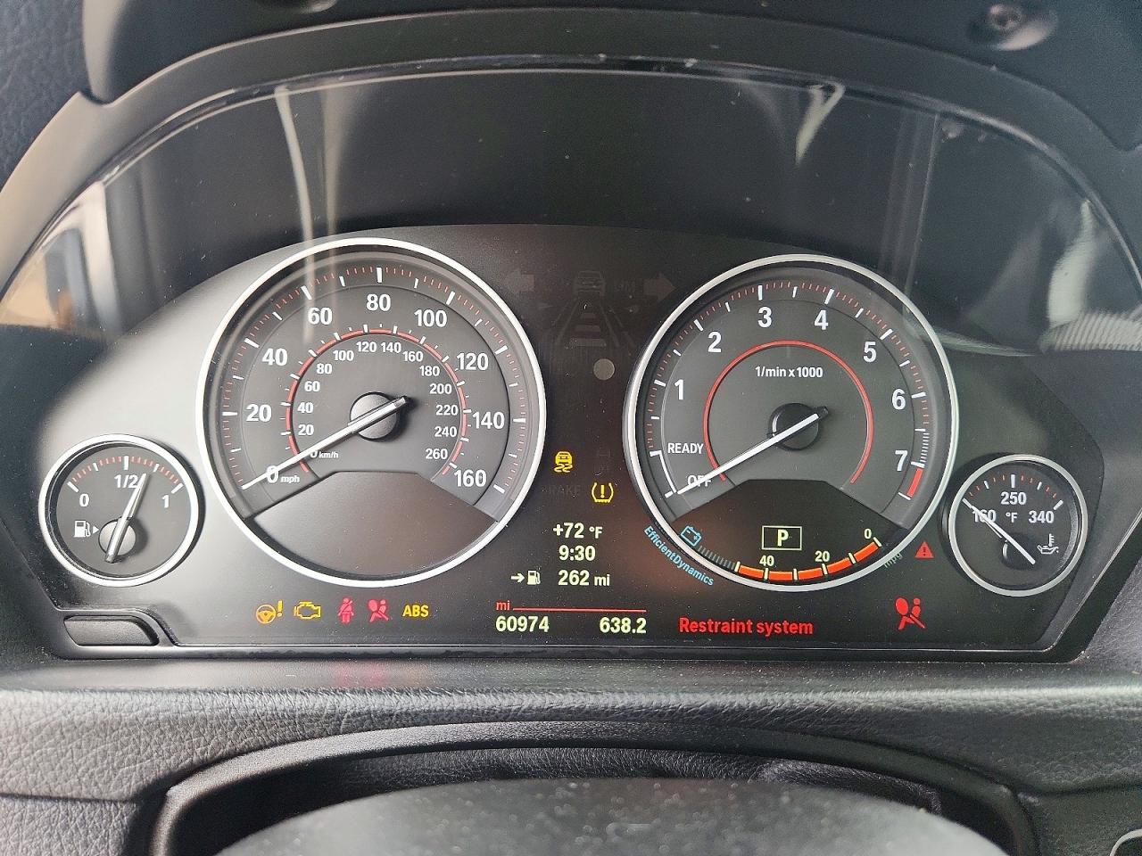 2014 Bmw 335 I Gray vin: WBA3A9G55ENS65472