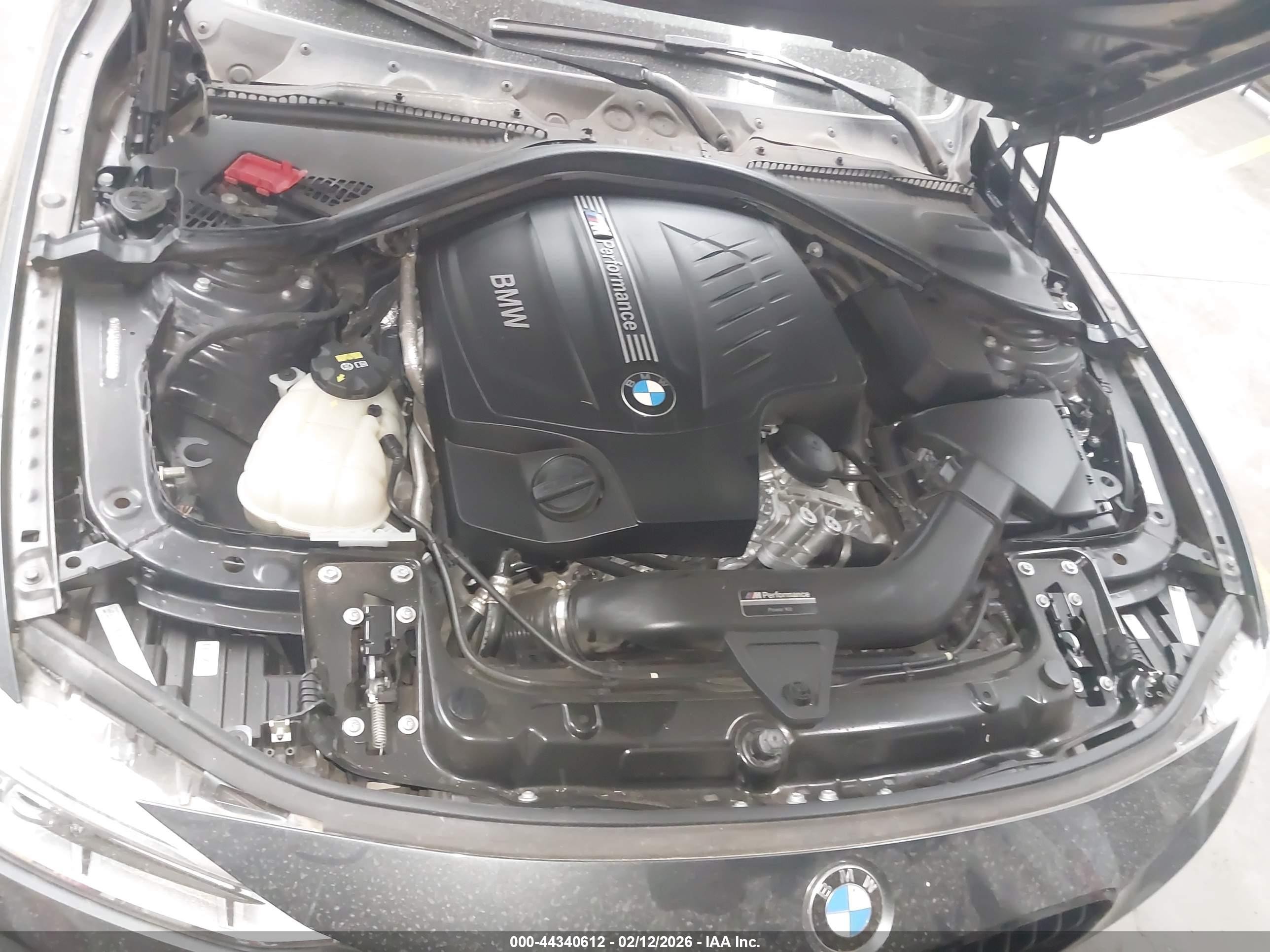 2015 Bmw 335i Gray vin: WBA3A9G55FNS65926