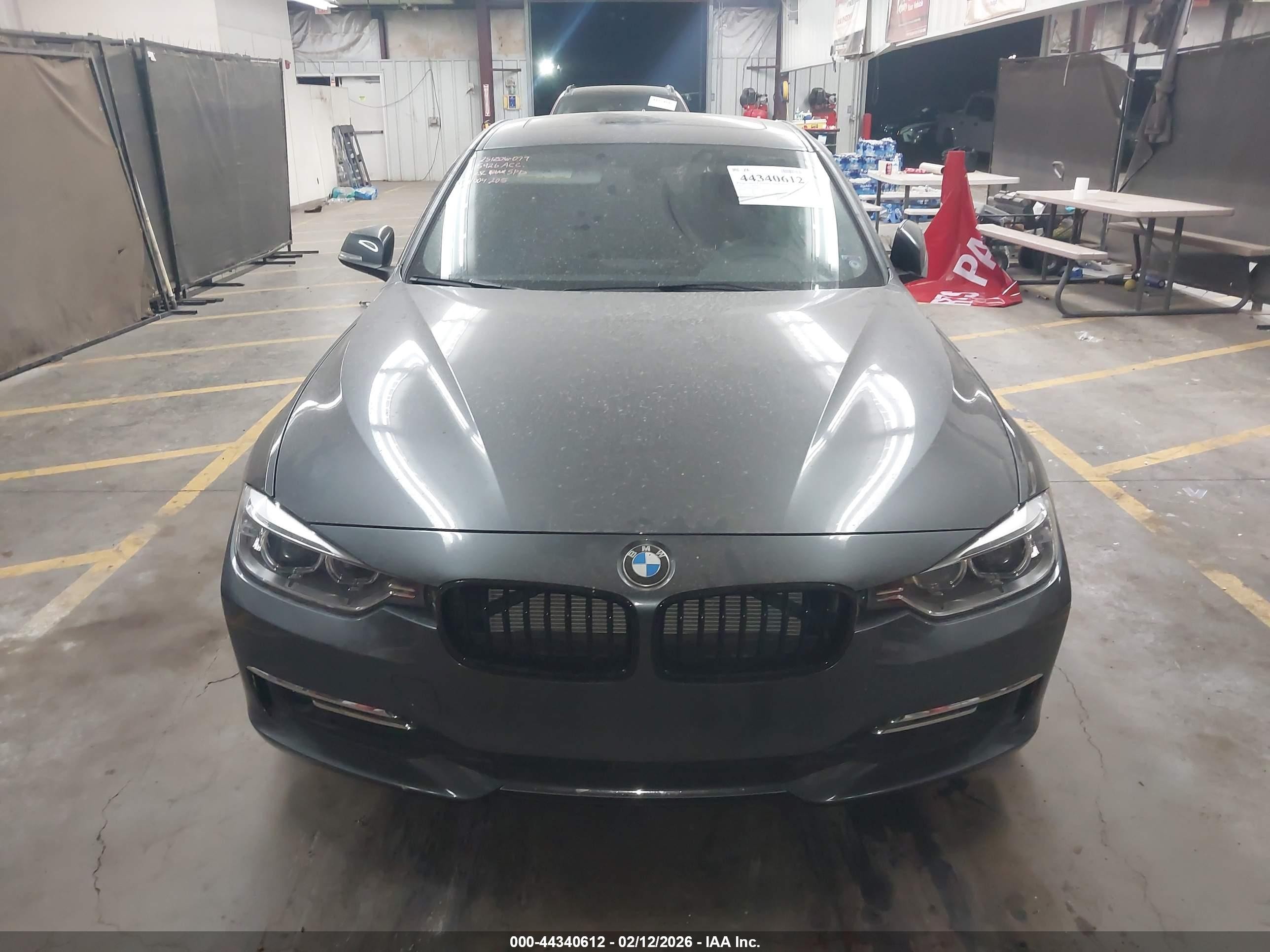 2015 Bmw 335i Gray vin: WBA3A9G55FNS65926