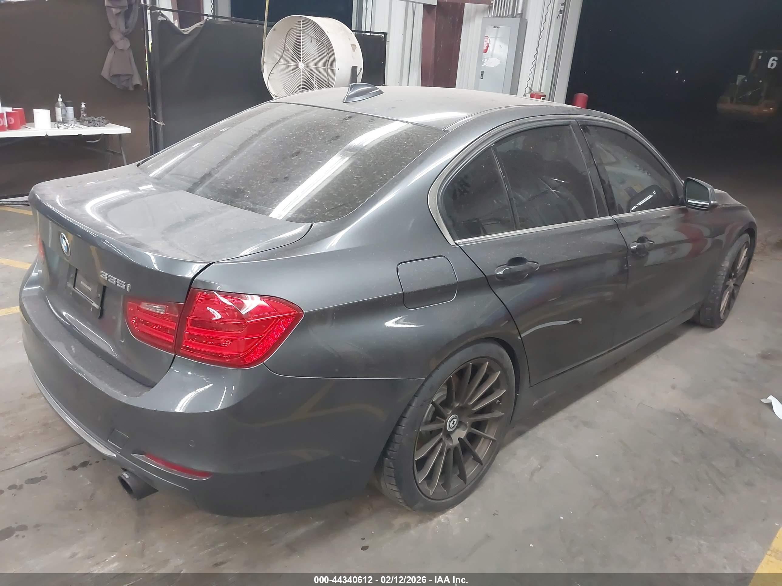 2015 Bmw 335i Gray vin: WBA3A9G55FNS65926