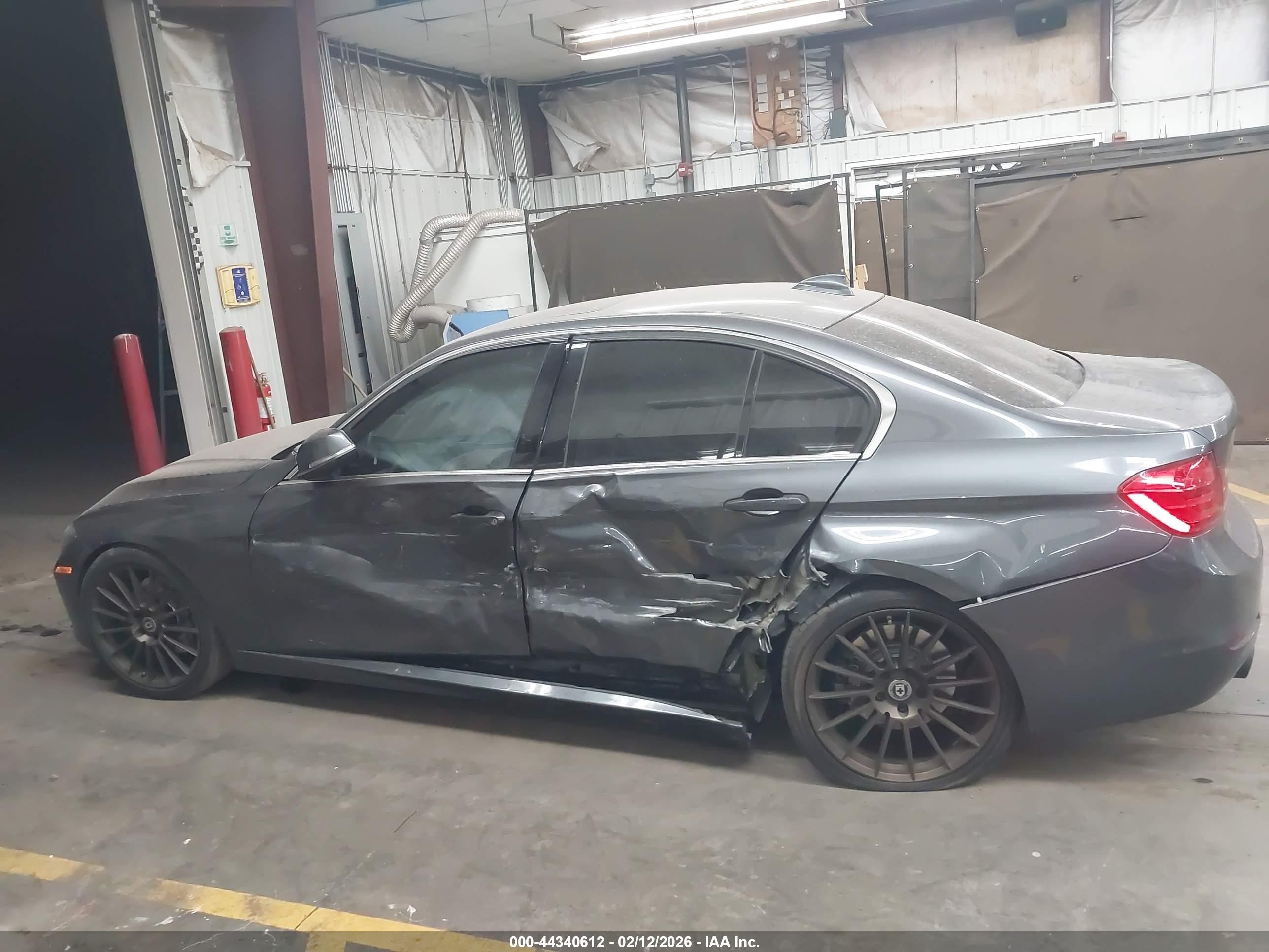 2015 Bmw 335i Gray vin: WBA3A9G55FNS65926