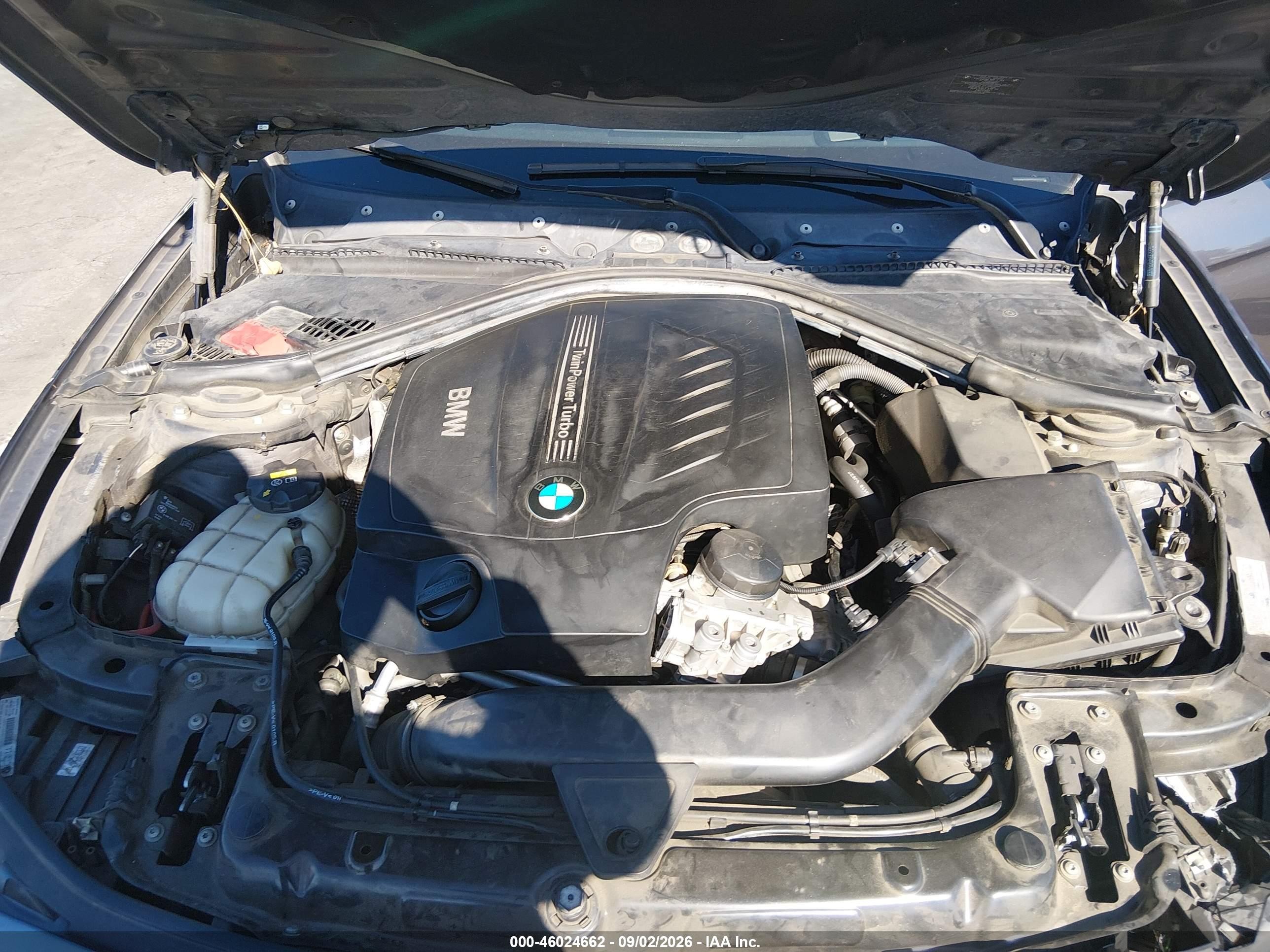 2014 Bmw 335i   Gray vin: WBA3A9G56ENS65559