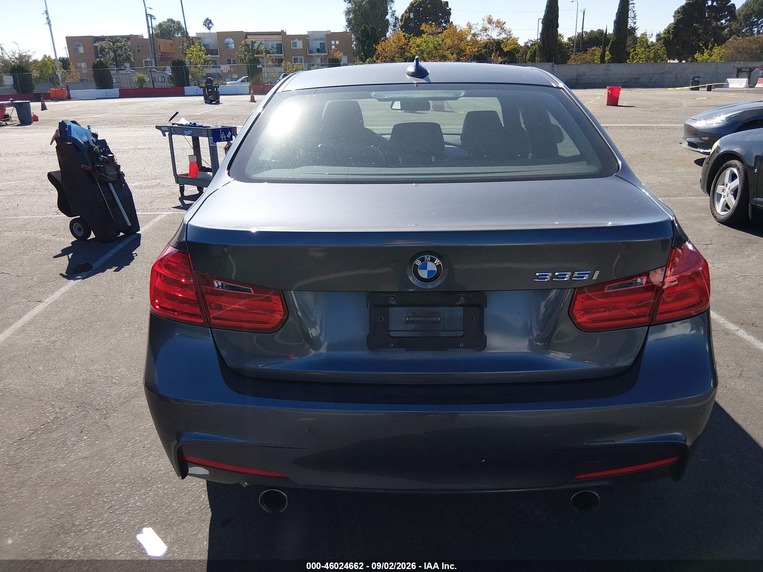 2014 Bmw 335i   Gray vin: WBA3A9G56ENS65559