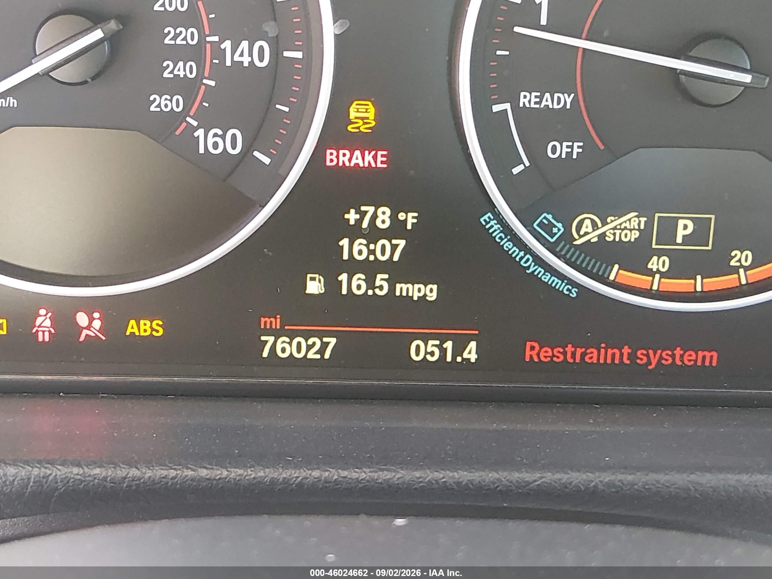 2014 Bmw 335i   Gray vin: WBA3A9G56ENS65559