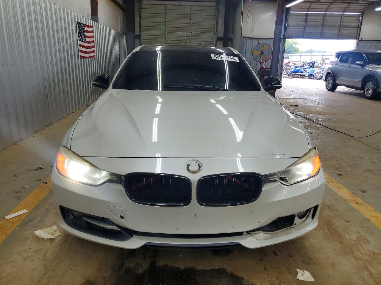 2013 Bmw 335 I White vin: WBA3A9G57DNP36987