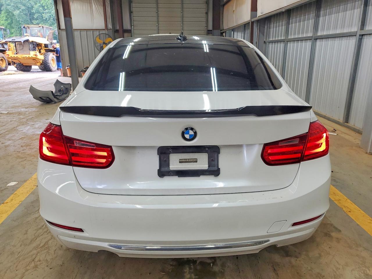 2013 Bmw 335 I White vin: WBA3A9G57DNP36987