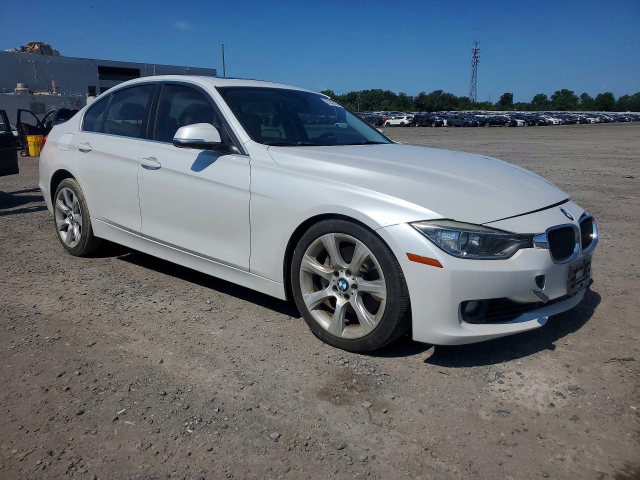 2015 Bmw 335 I White vin: WBA3A9G57FNT09859