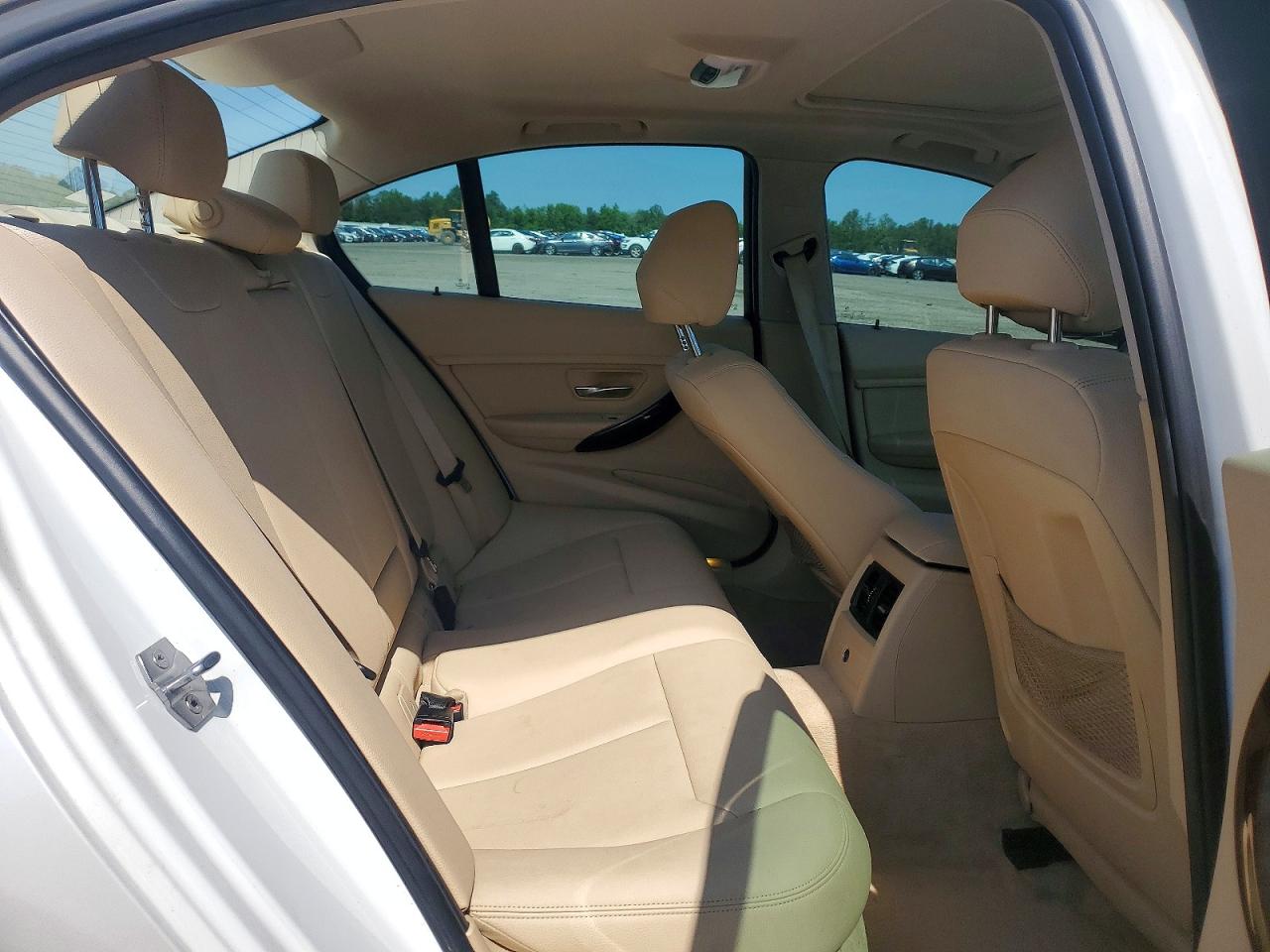 2015 Bmw 335 I White vin: WBA3A9G57FNT09859