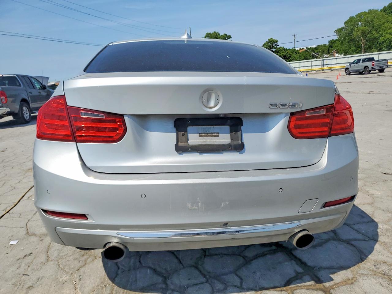 2013 Bmw 335 I Silver vin: WBA3A9G58DNP35752