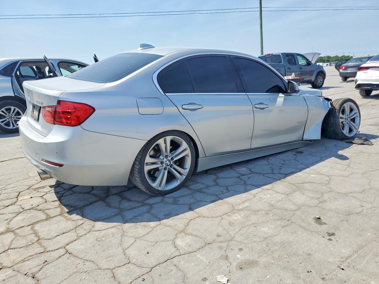 2013 Bmw 335 I Silver vin: WBA3A9G58DNP35752