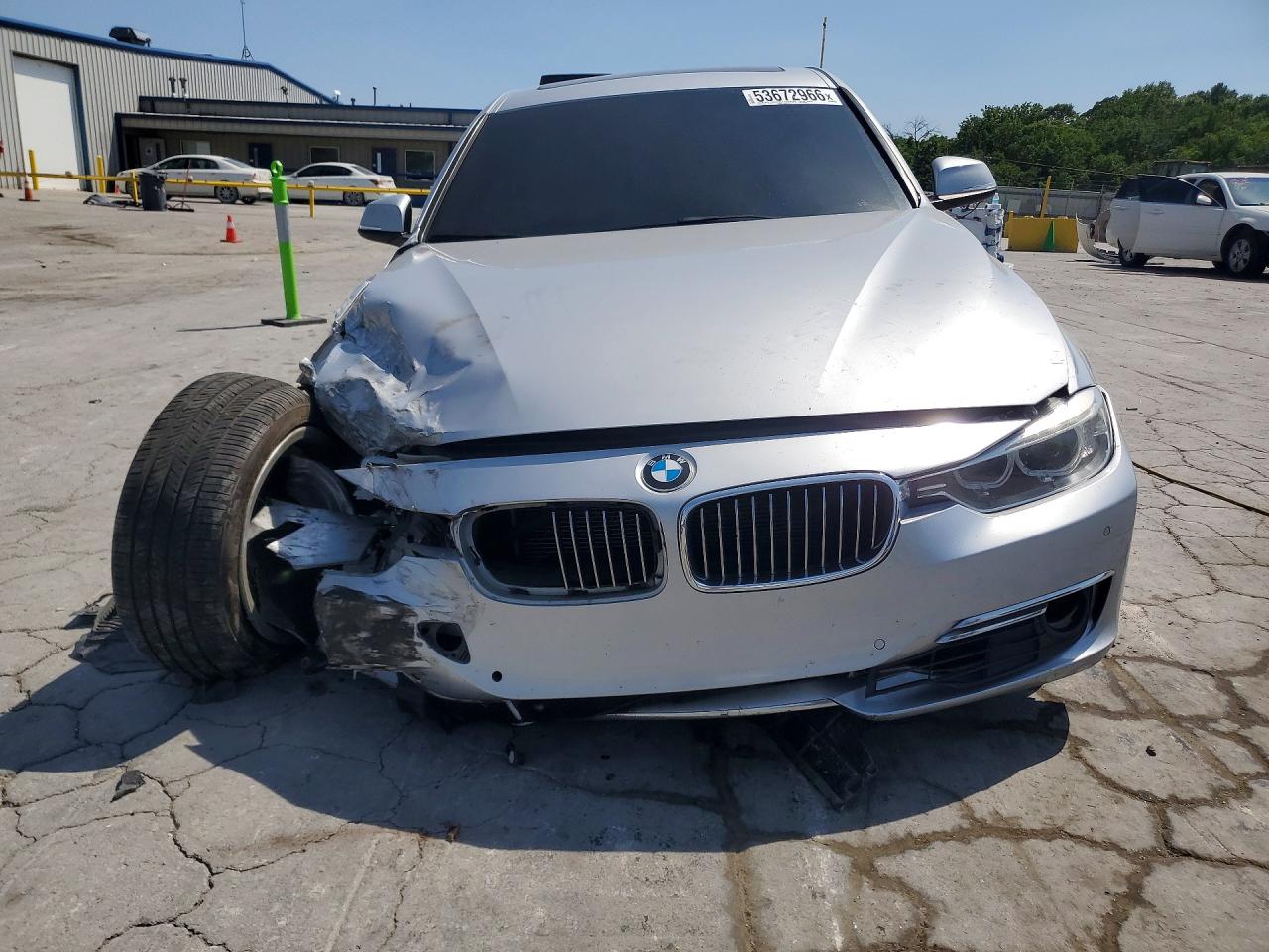2013 Bmw 335 I Silver vin: WBA3A9G58DNP35752