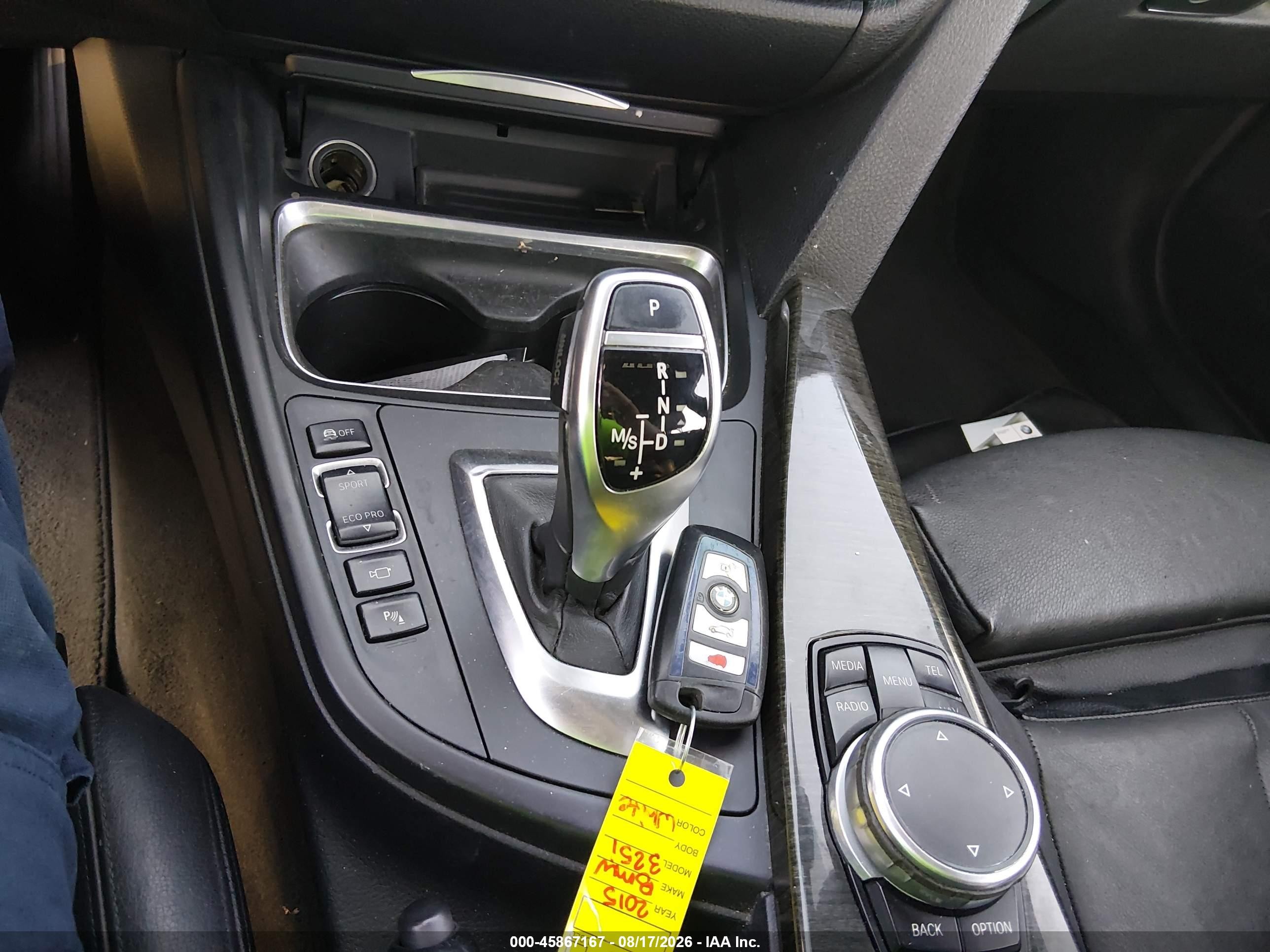 2015 Bmw 335i   White vin: WBA3A9G58FNT09420