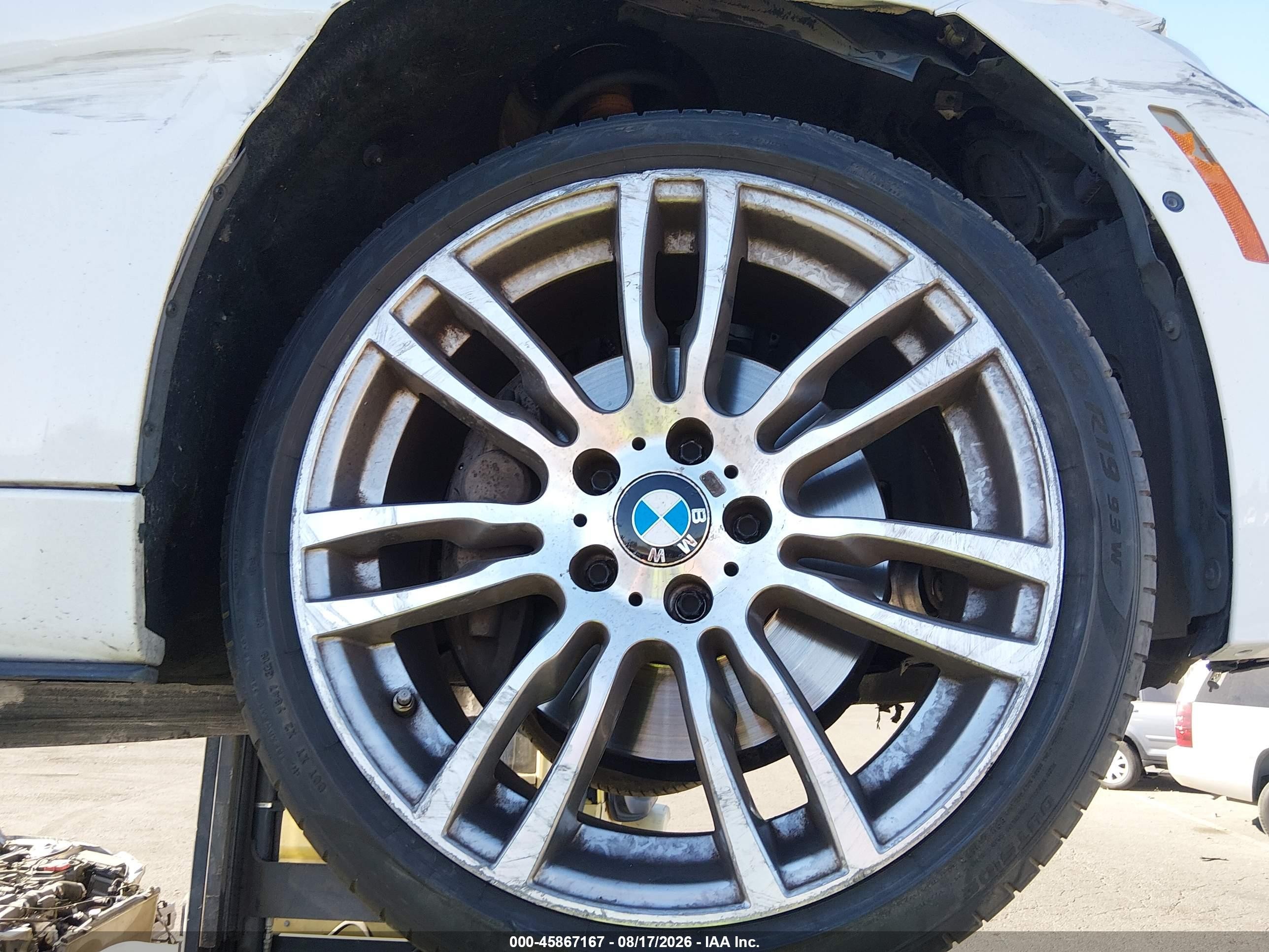 2015 Bmw 335i   White vin: WBA3A9G58FNT09420