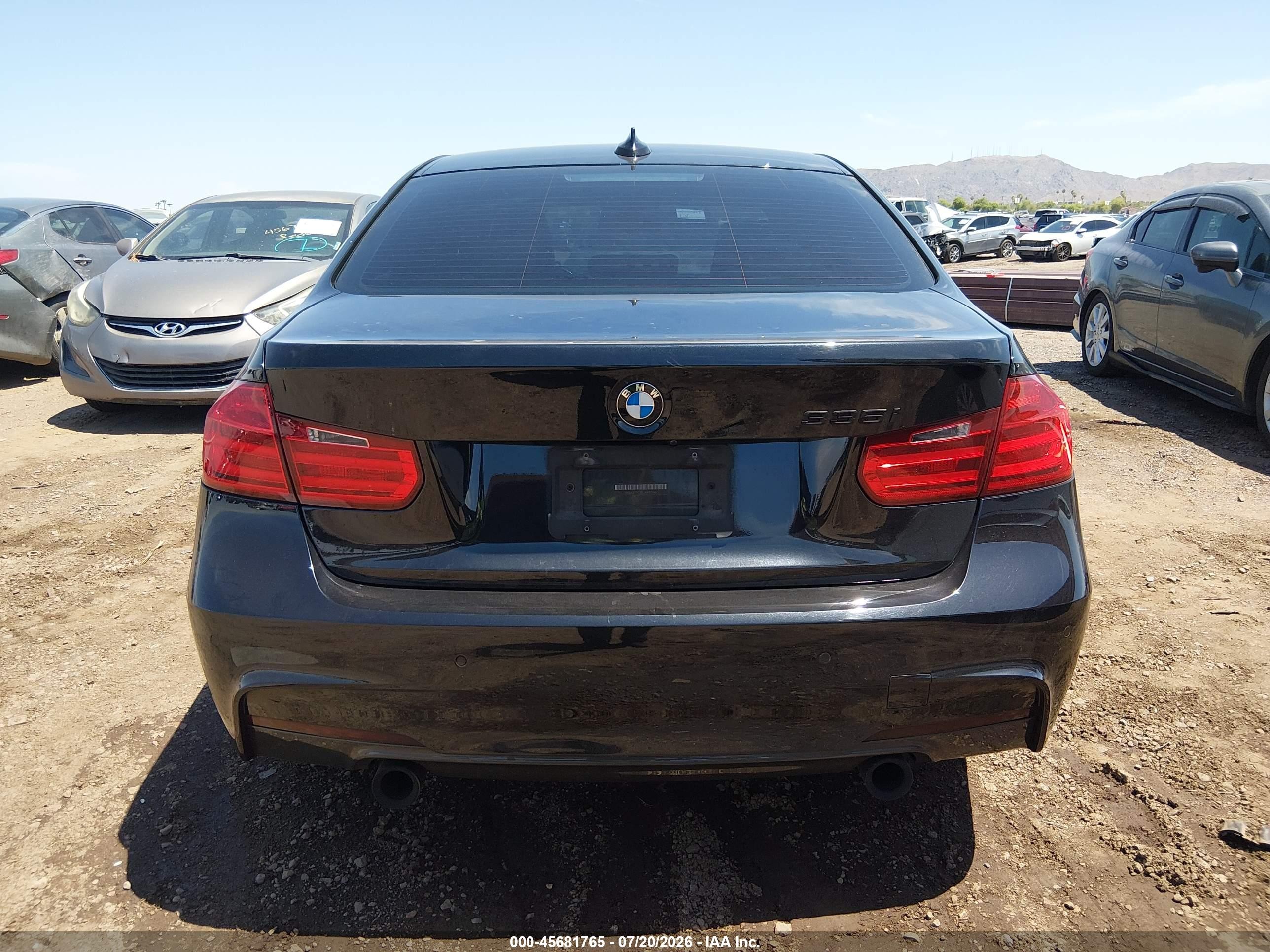 2013 Bmw 335i   Black vin: WBA3A9G59DNP37266