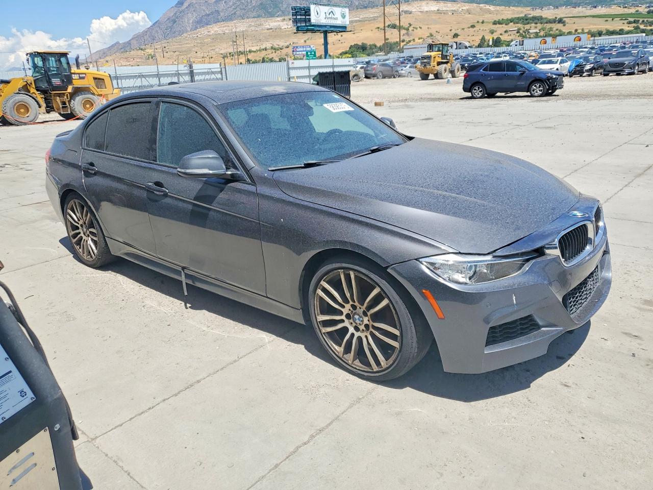 2013 Bmw 335 I Gray vin: WBA3A9G59DNP37686