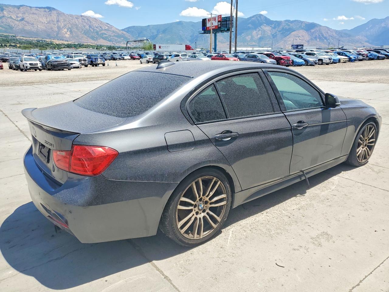 2013 Bmw 335 I Gray vin: WBA3A9G59DNP37686