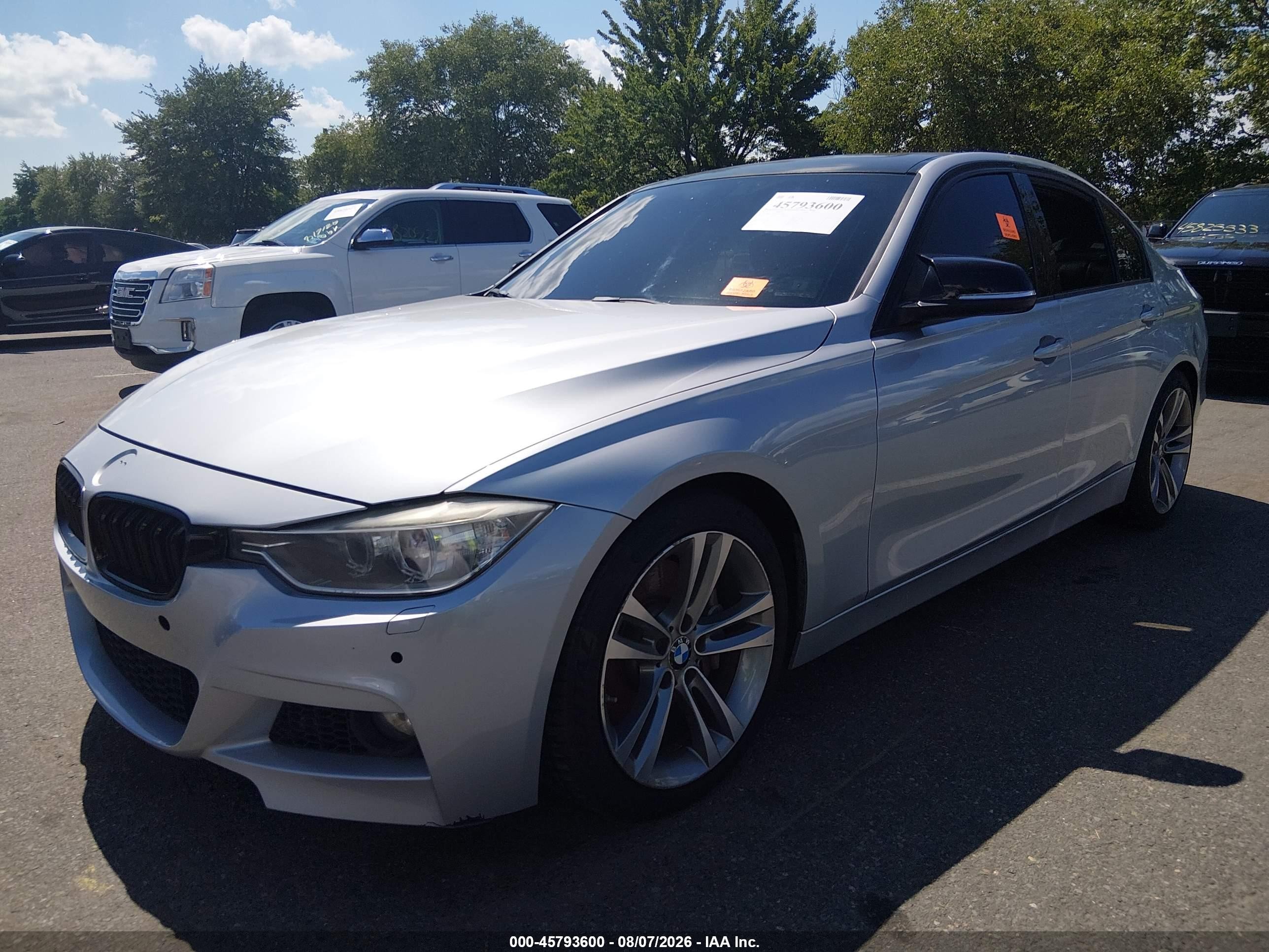 2013 Bmw 335i   Silver vin: WBA3A9G5XDNP35705