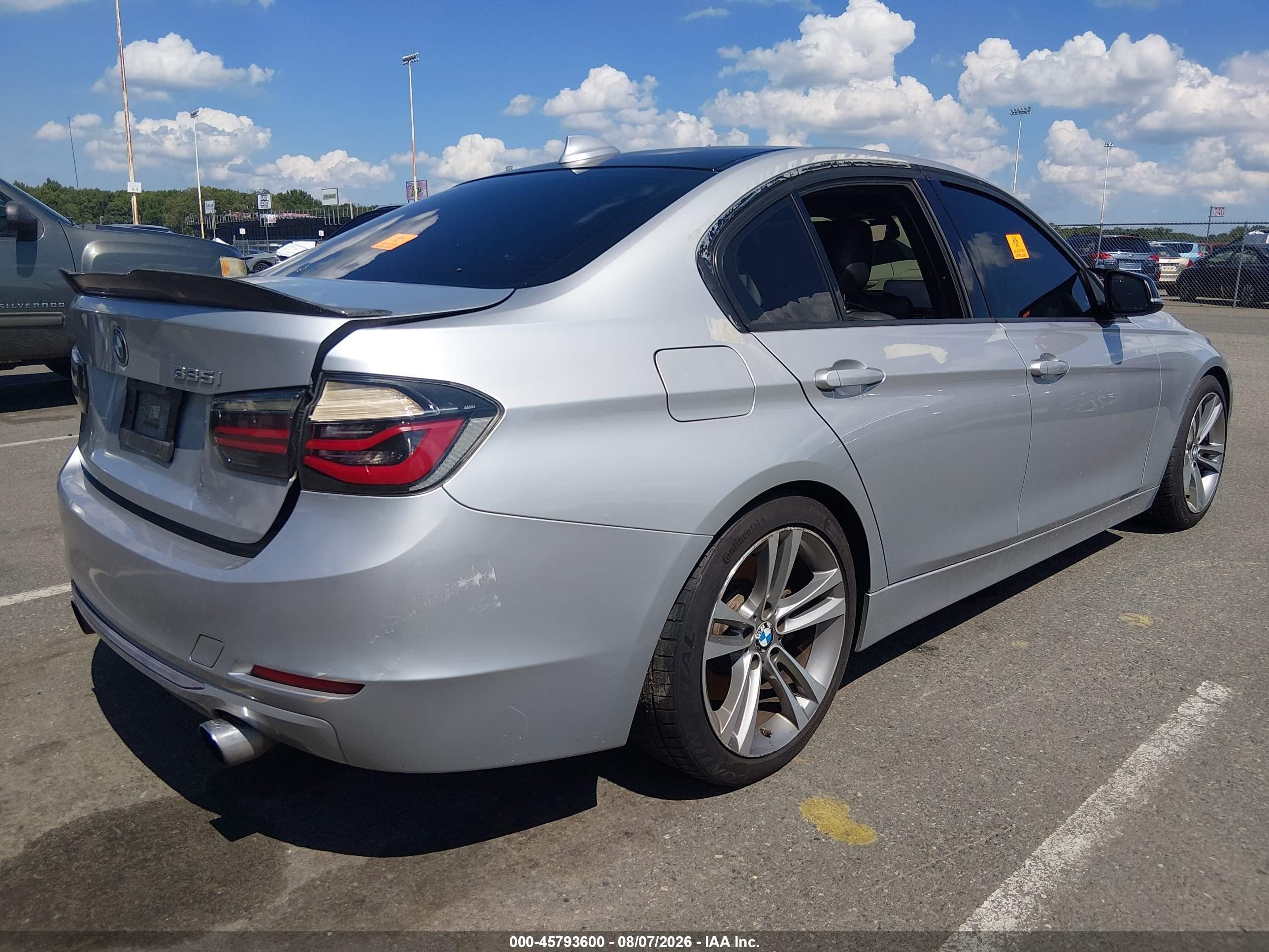 2013 Bmw 335i   Silver vin: WBA3A9G5XDNP35705