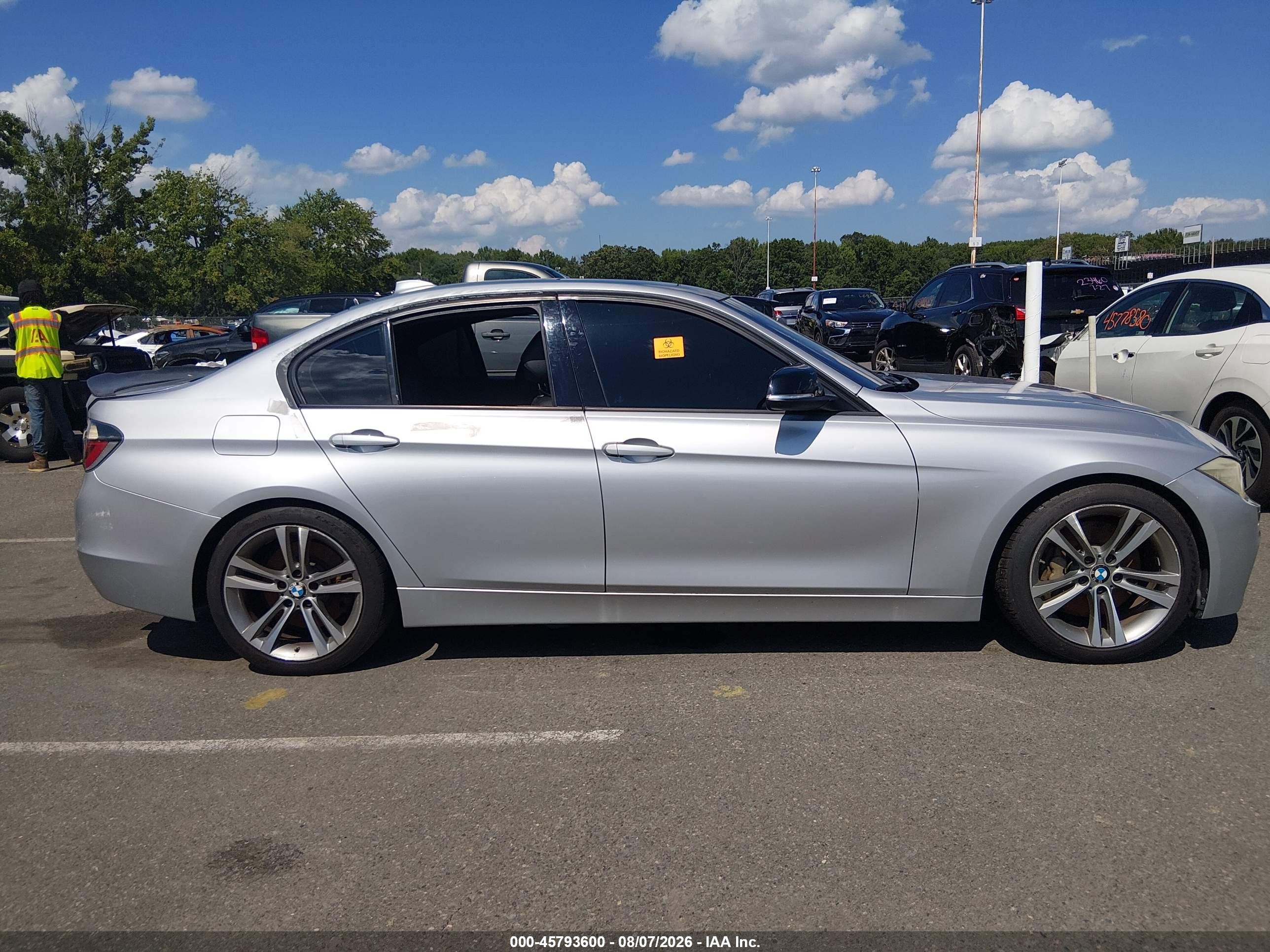2013 Bmw 335i   Silver vin: WBA3A9G5XDNP35705