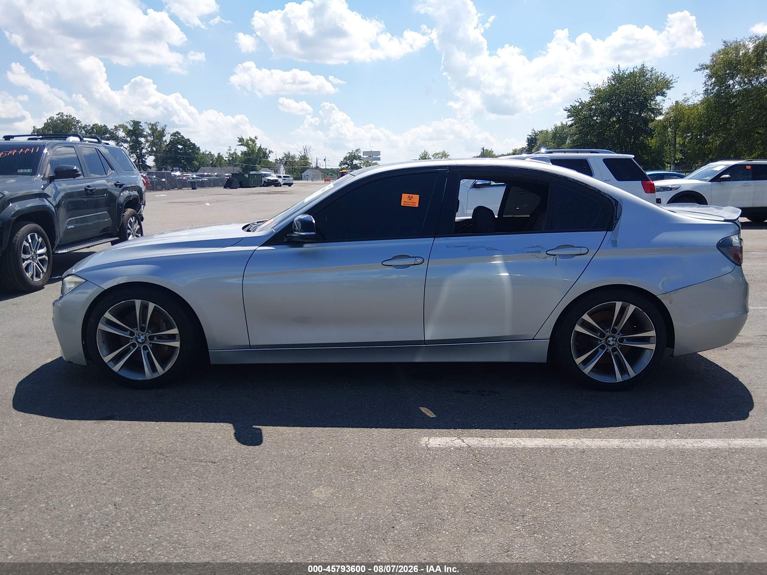 2013 Bmw 335i   Silver vin: WBA3A9G5XDNP35705