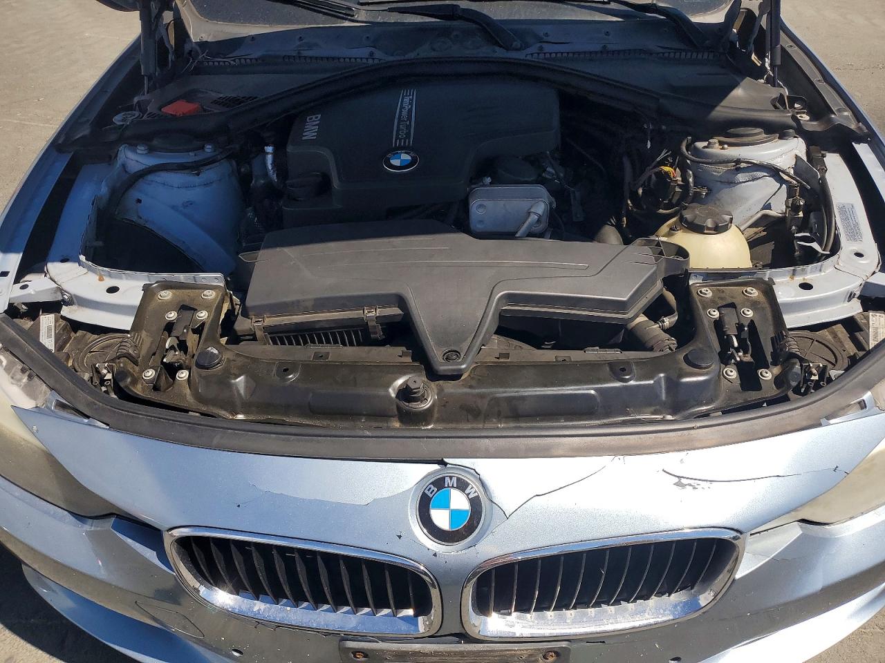 2013 Bmw 320 I Blue vin: WBA3B1C50DK128816