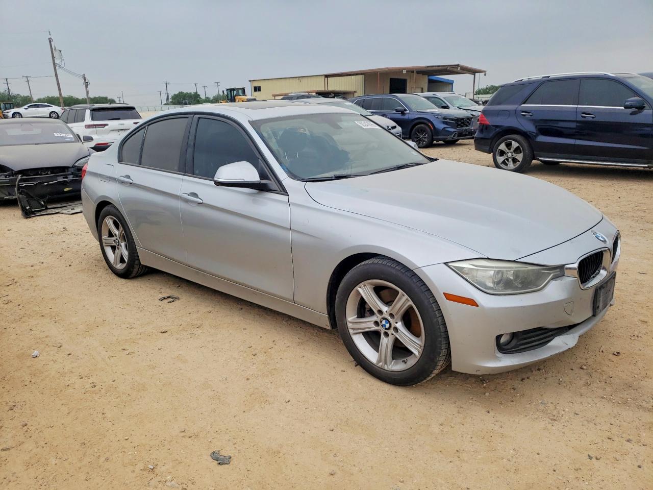 2014 Bmw 320 I Silver vin: WBA3B1C50EK134214