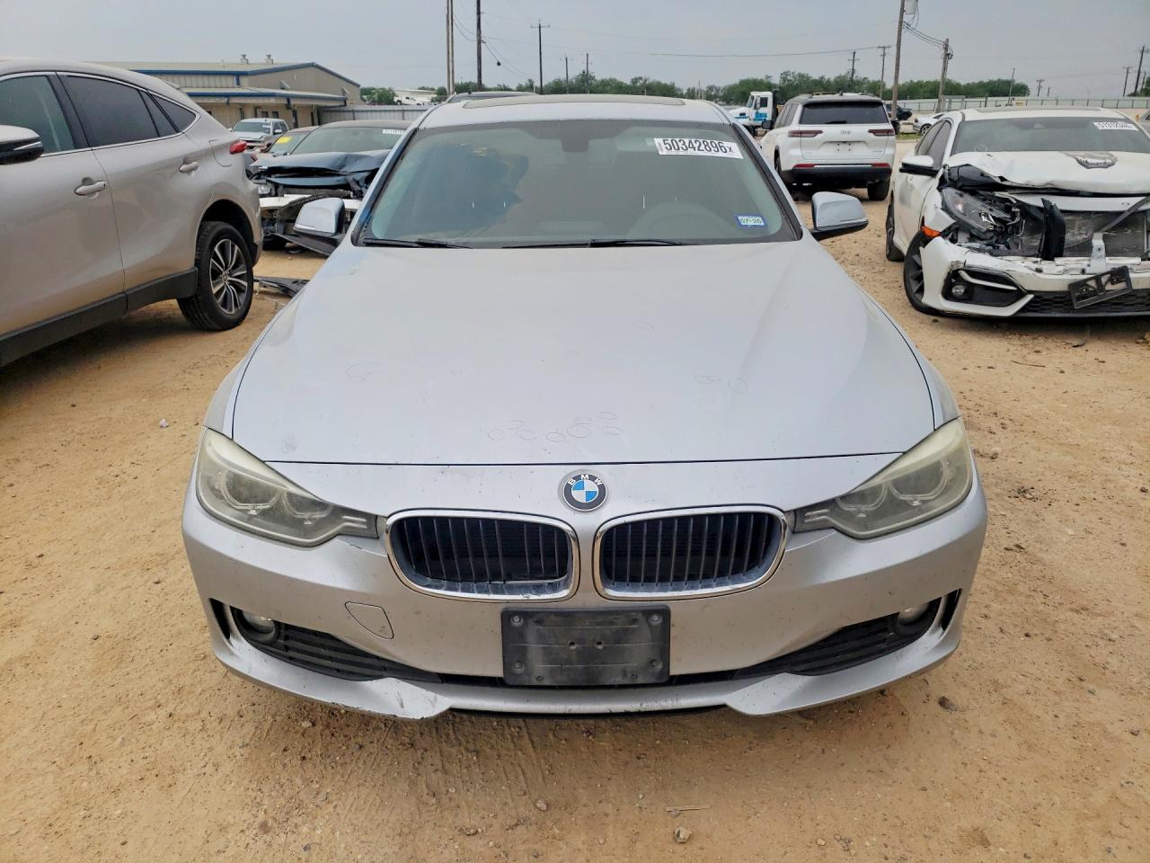 2014 Bmw 320 I Silver vin: WBA3B1C50EK134214