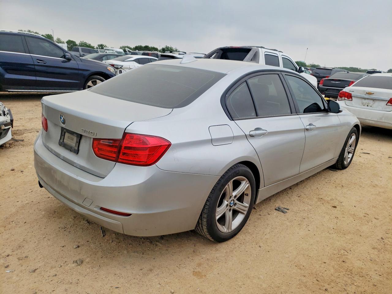 2014 Bmw 320 I Silver vin: WBA3B1C50EK134214