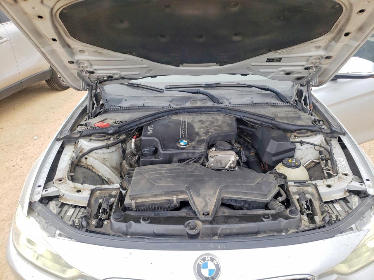 2014 Bmw 320 I Silver vin: WBA3B1C50EK134214