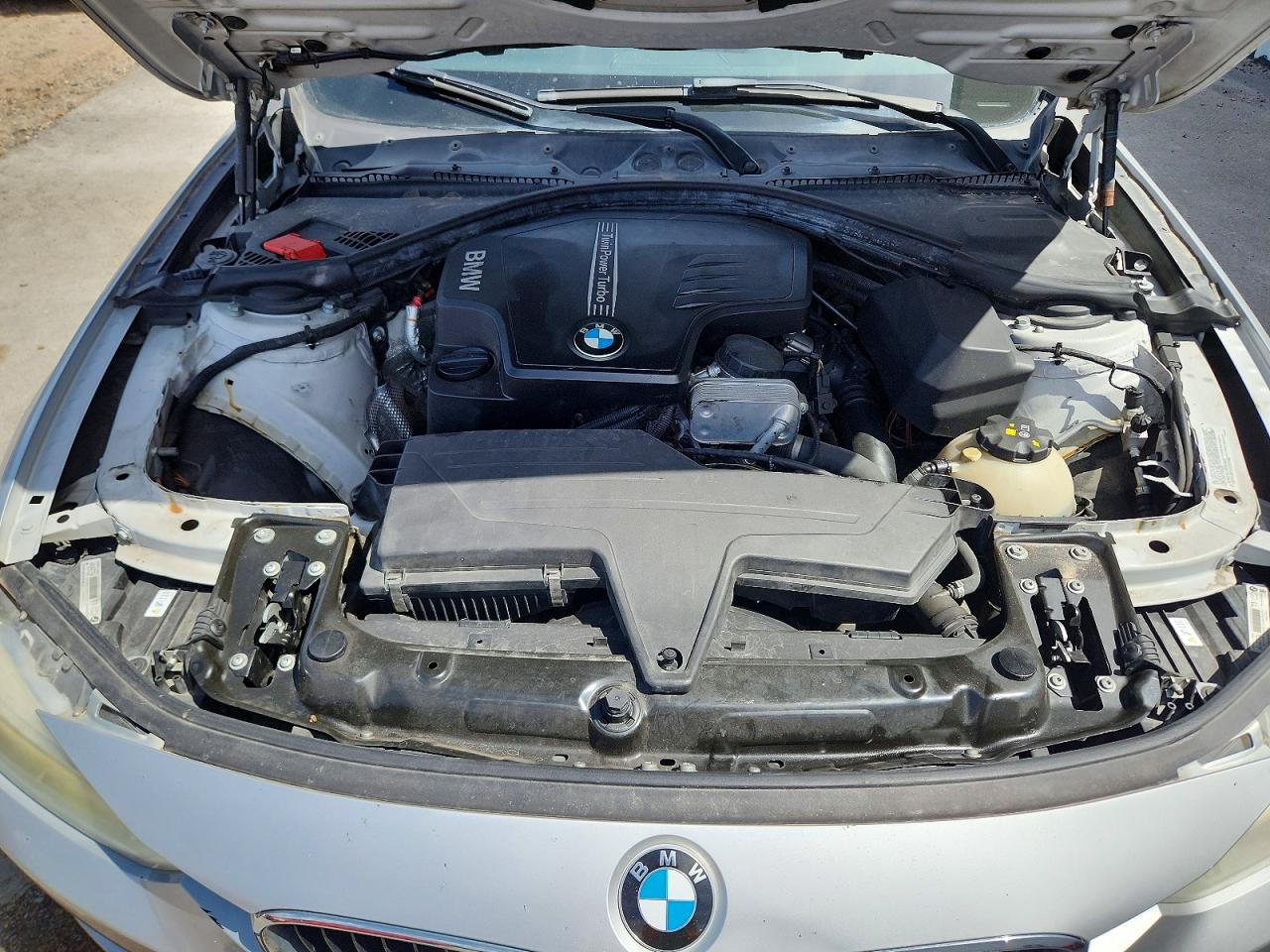 2014 Bmw 320 I Silver vin: WBA3B1C50EK134214