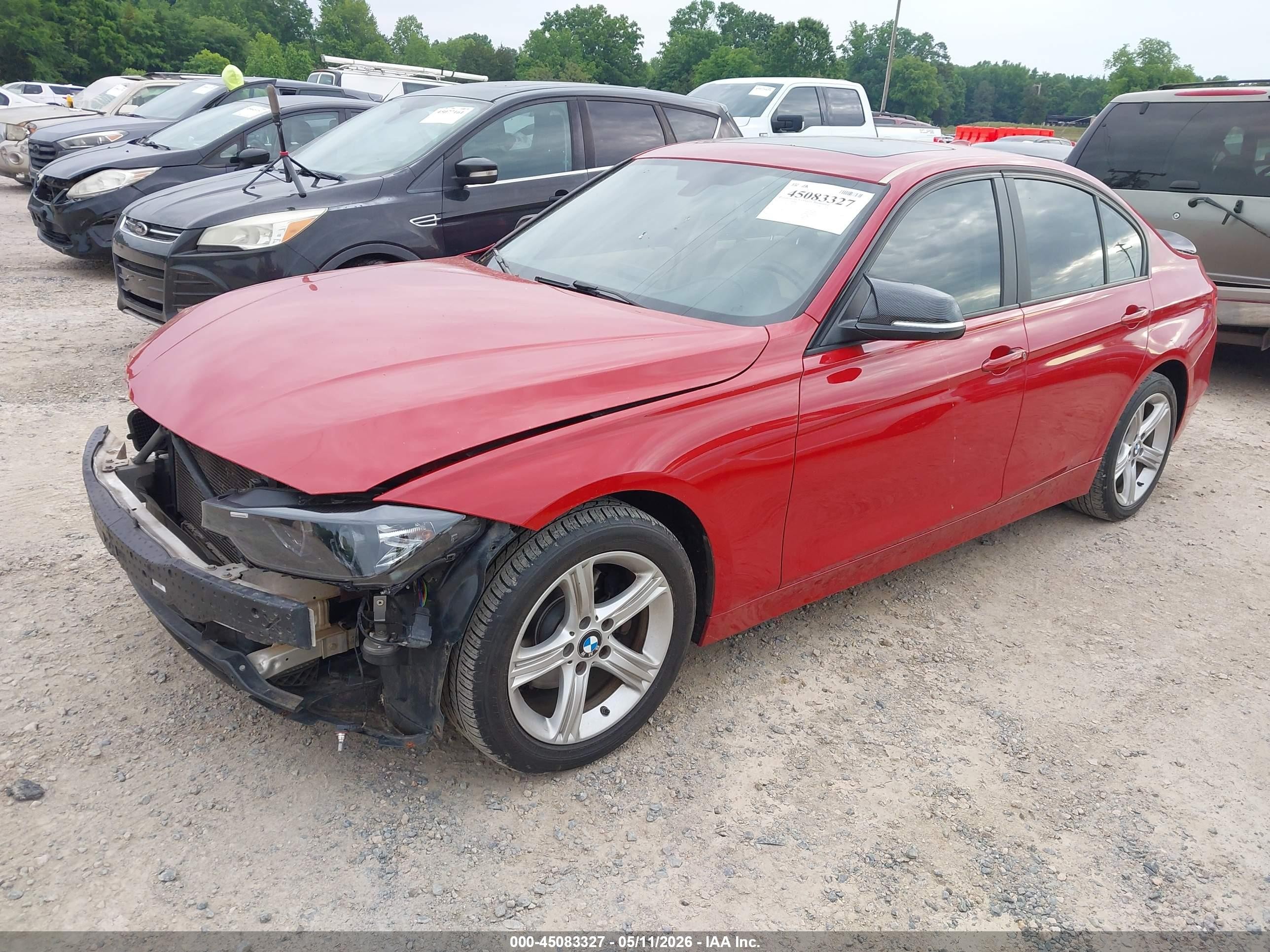 2013 Bmw 320i   Красный vin: WBA3B1C51DK128131