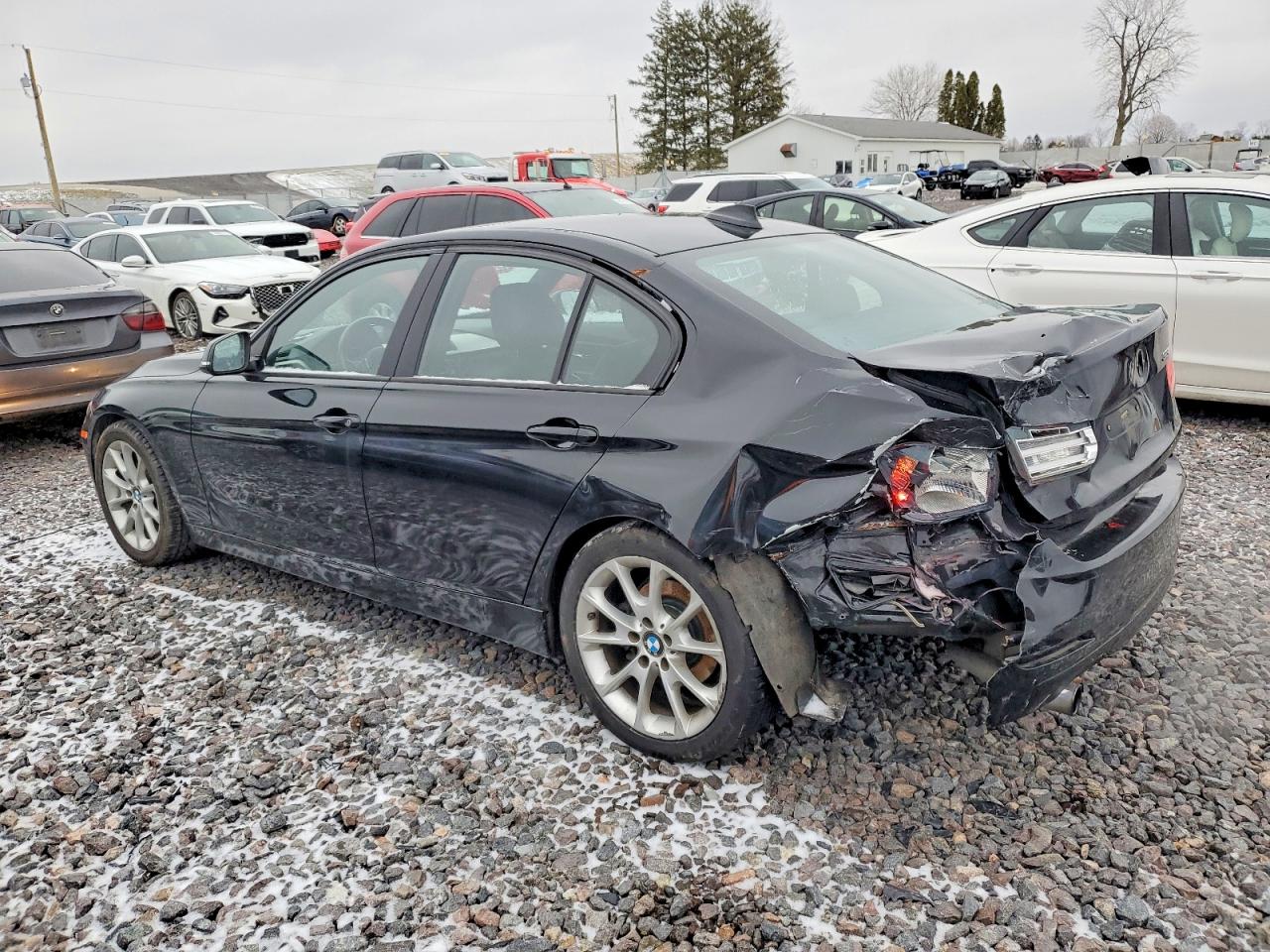 2013 Bmw 320 I Black vin: WBA3B1C51DK129506