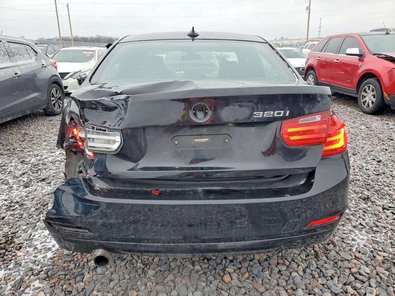 2013 Bmw 320 I Black vin: WBA3B1C51DK129506