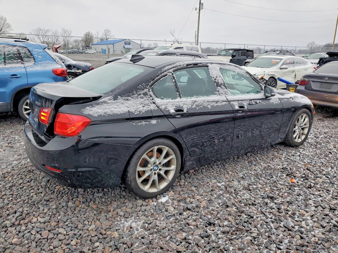 2013 Bmw 320 I Black vin: WBA3B1C51DK129506