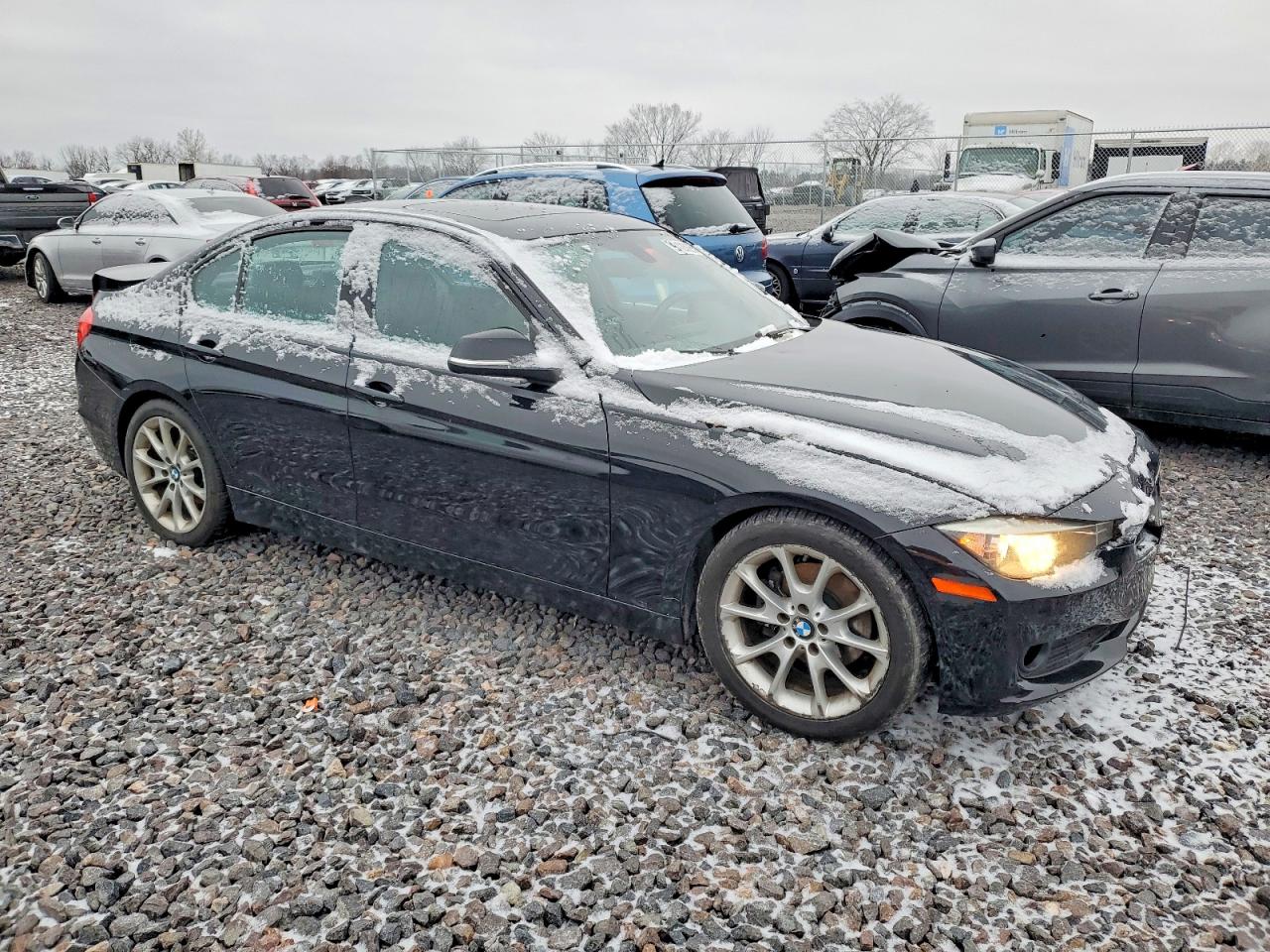 2013 Bmw 320 I Black vin: WBA3B1C51DK129506
