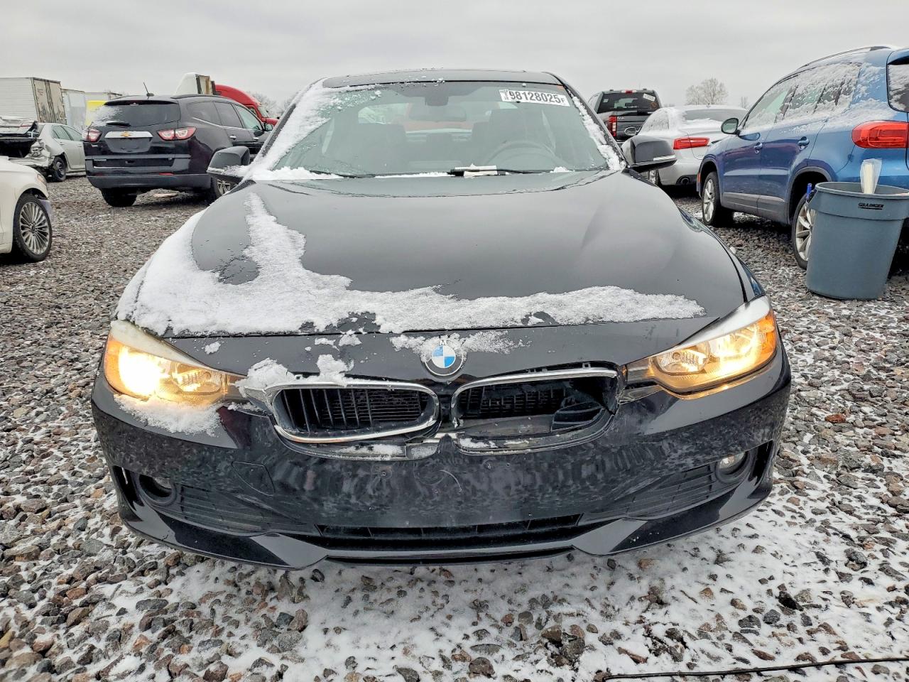 2013 Bmw 320 I Black vin: WBA3B1C51DK129506