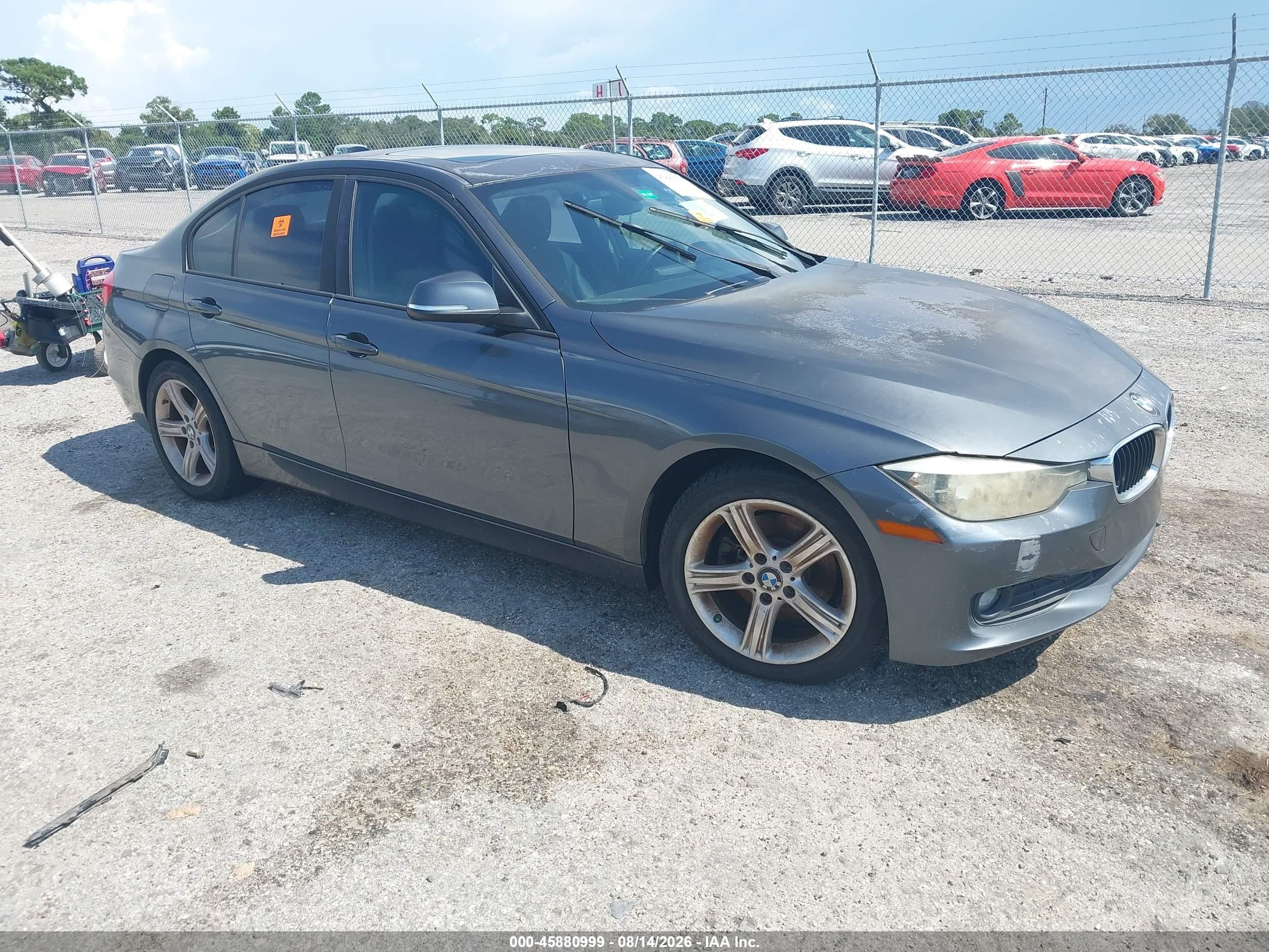 2014 Bmw 320i   Gray vin: WBA3B1C51EK132097