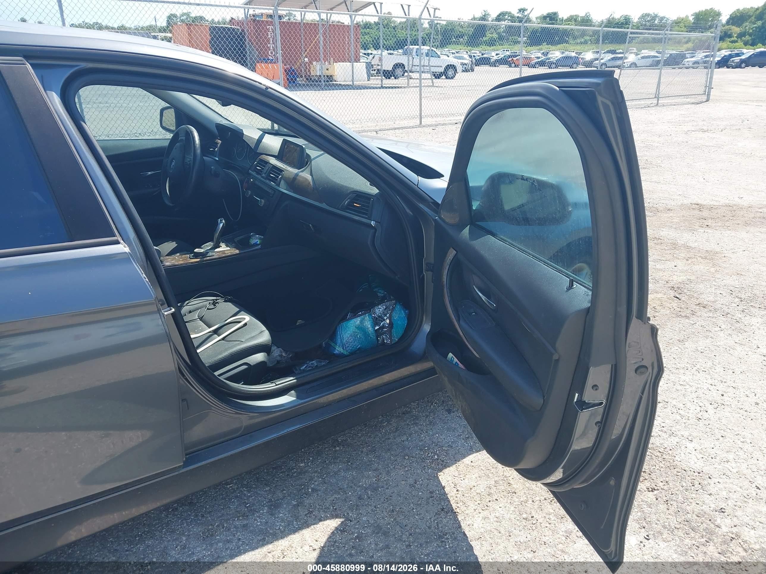 2014 Bmw 320i   Gray vin: WBA3B1C51EK132097