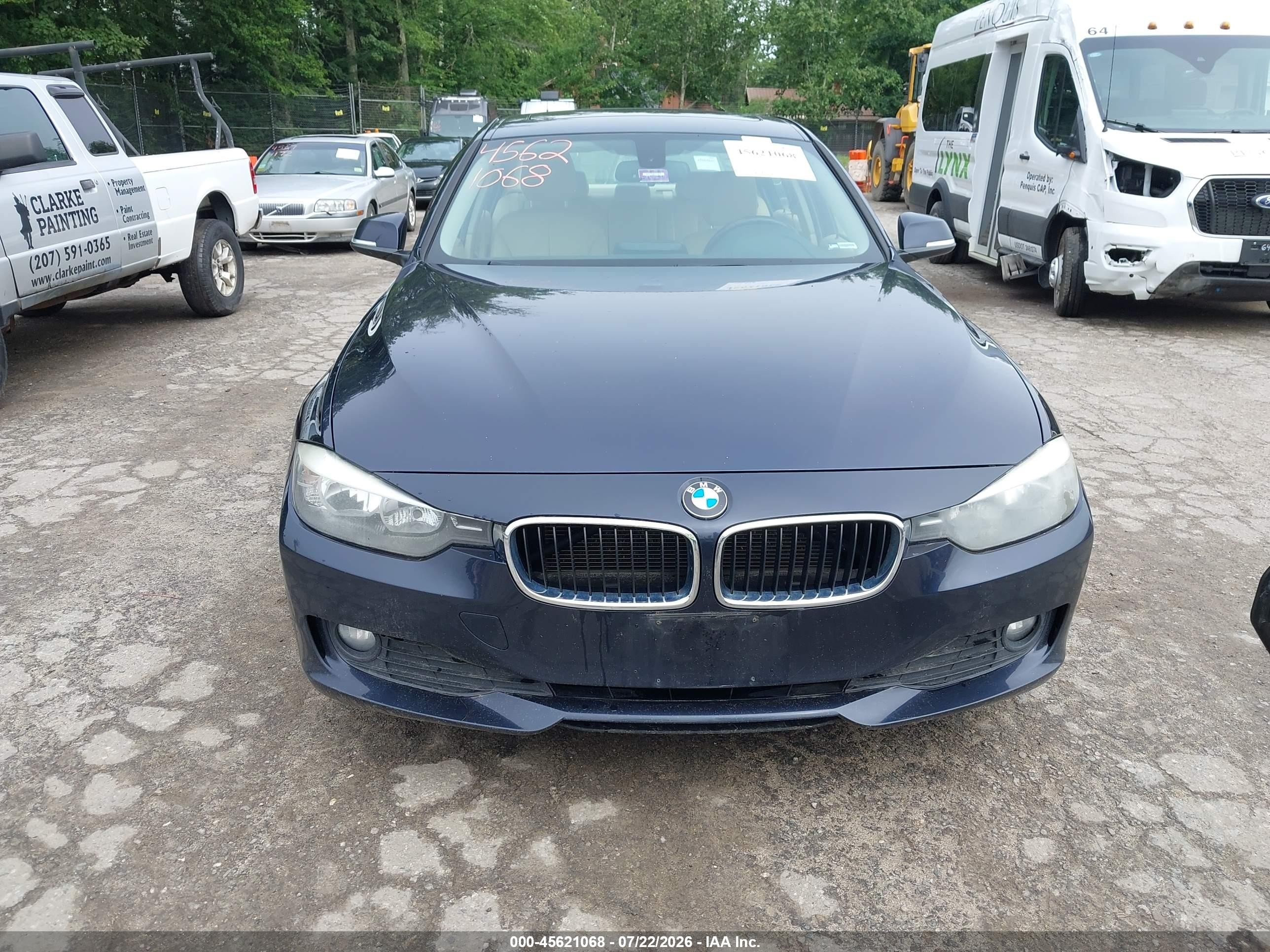 2014 Bmw 320i   Blue vin: WBA3B1C51EK133508
