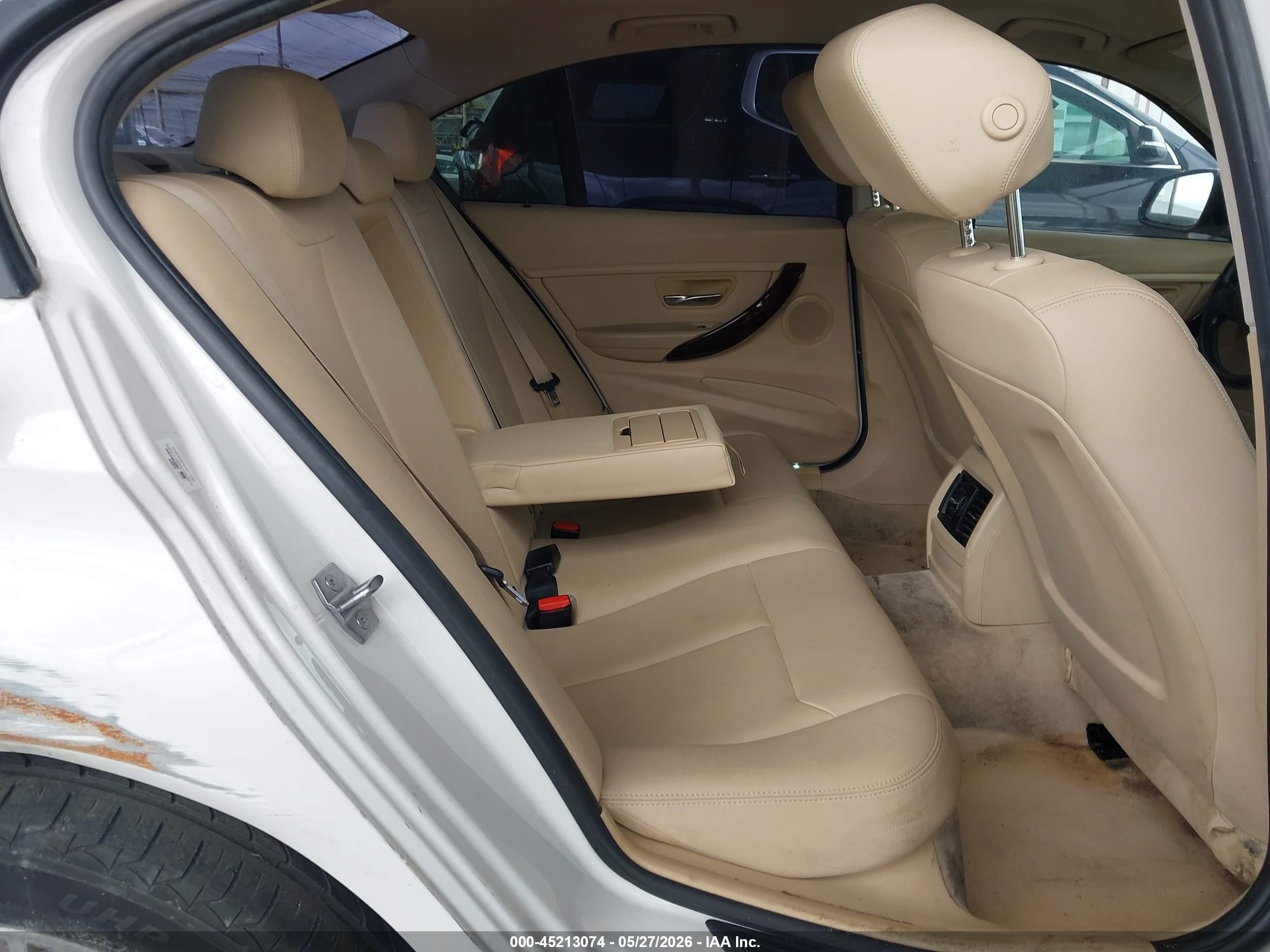2014 Bmw 320i   White vin: WBA3B1C51EP679261