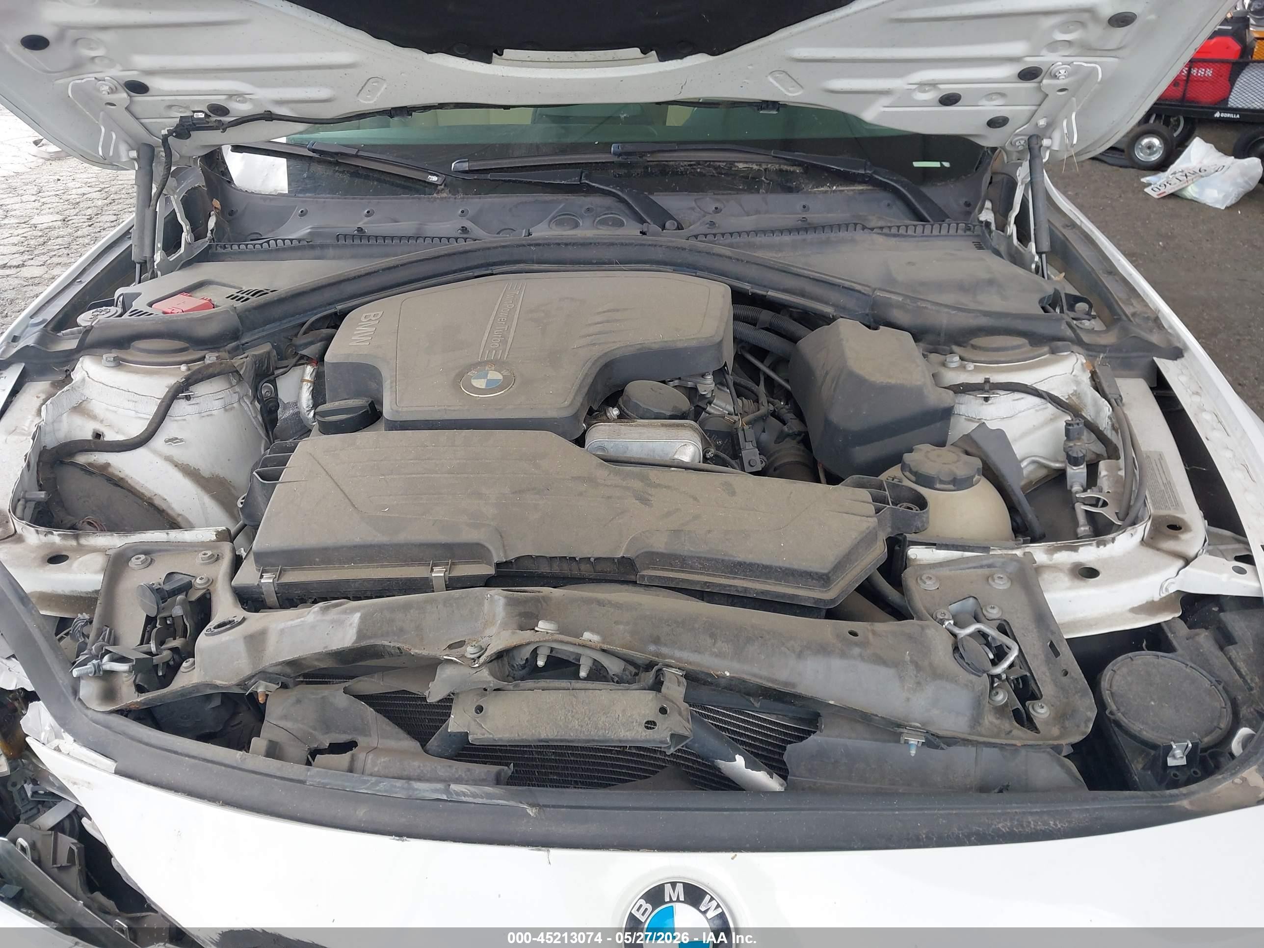 2014 Bmw 320i   White vin: WBA3B1C51EP679261