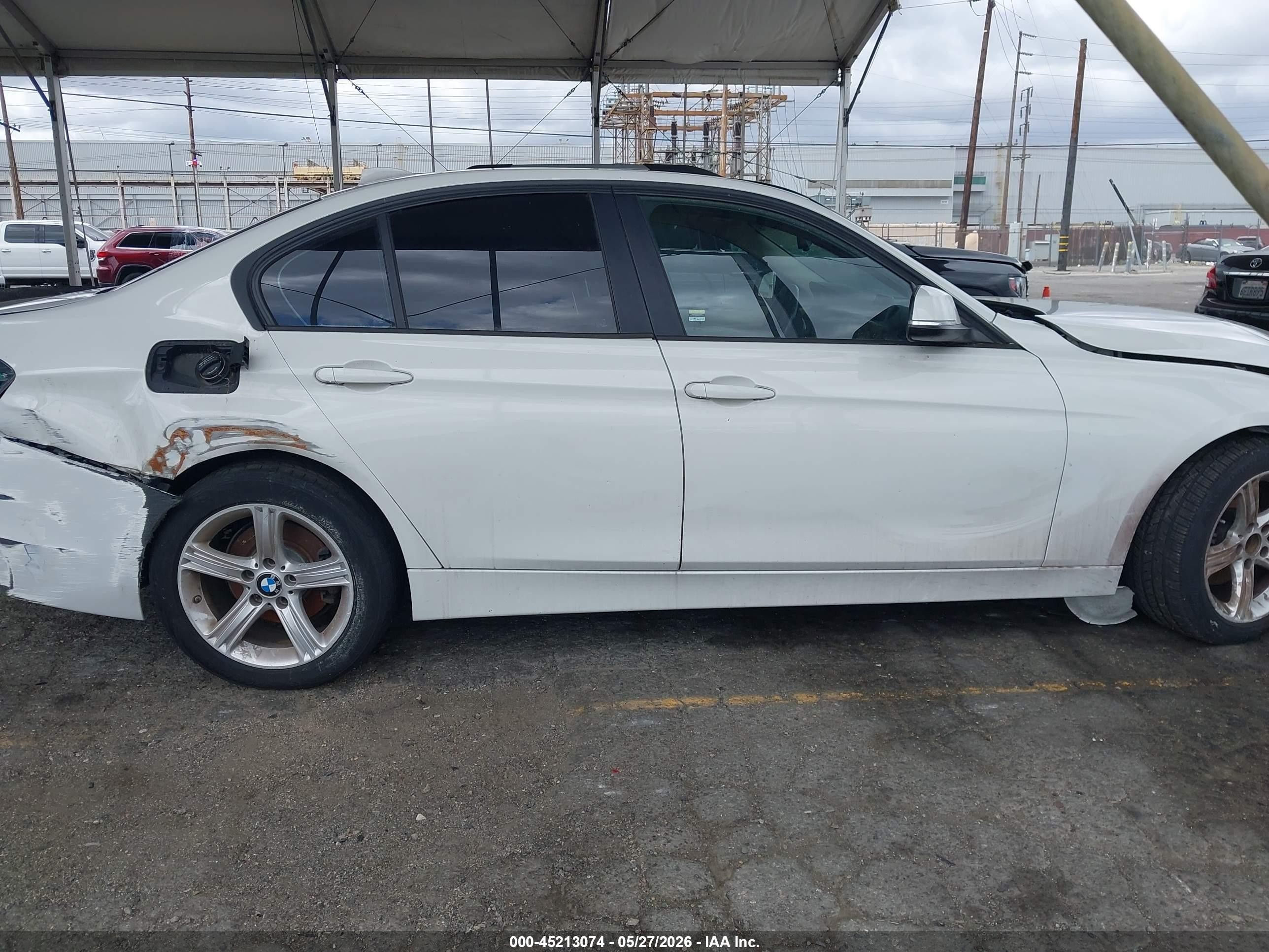 2014 Bmw 320i   White vin: WBA3B1C51EP679261