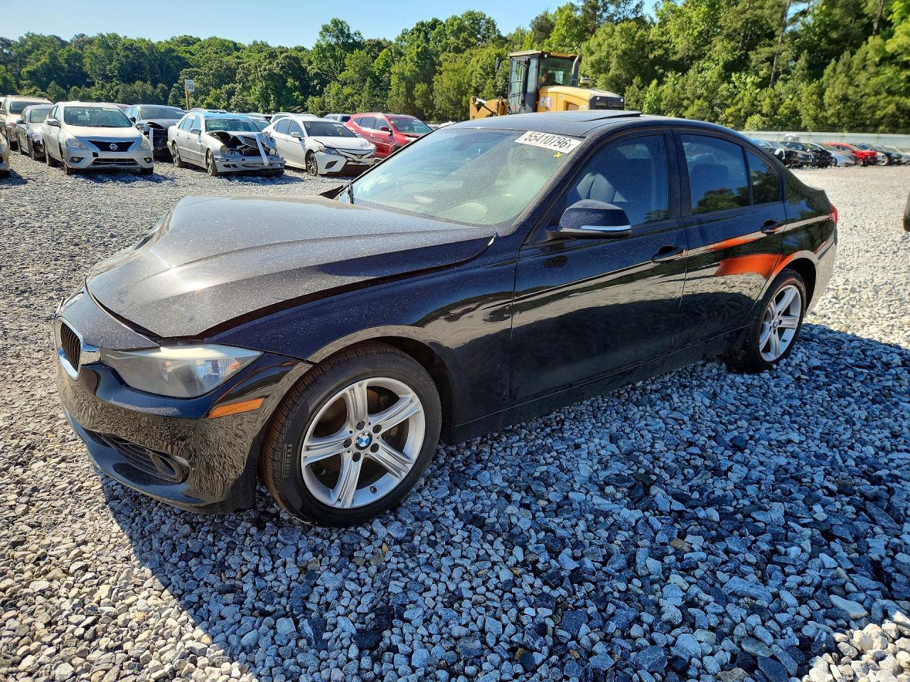 2014 Bmw 320 I Black vin: WBA3B1C51EPV79712