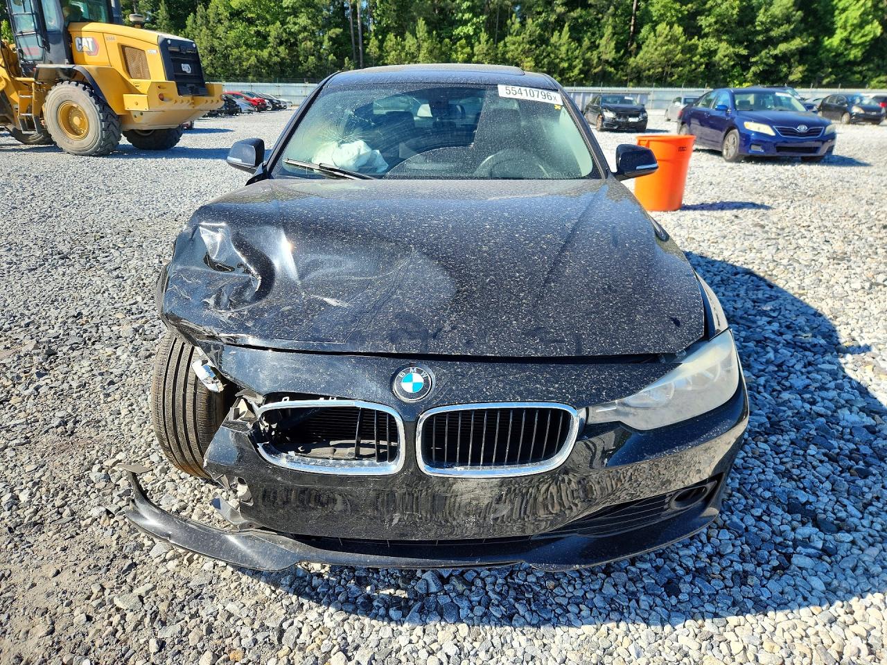2014 Bmw 320 I Black vin: WBA3B1C51EPV79712