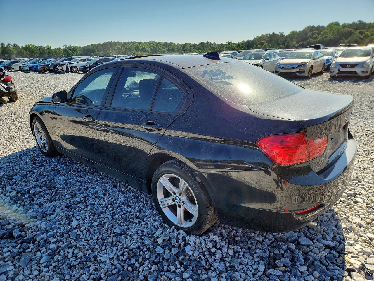 2014 Bmw 320 I Black vin: WBA3B1C51EPV79712