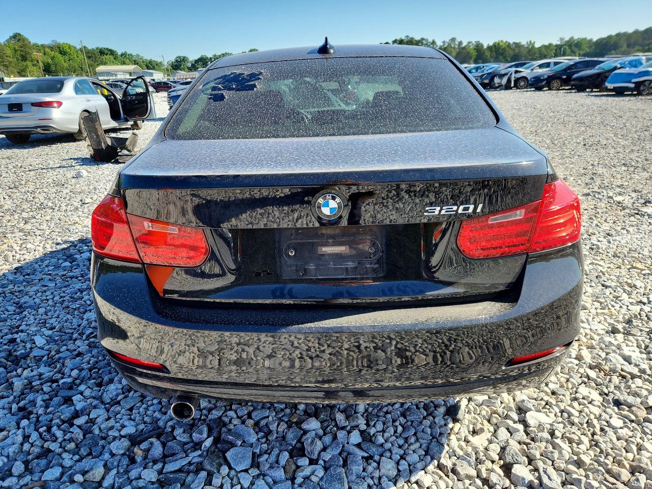 2014 Bmw 320 I Black vin: WBA3B1C51EPV79712