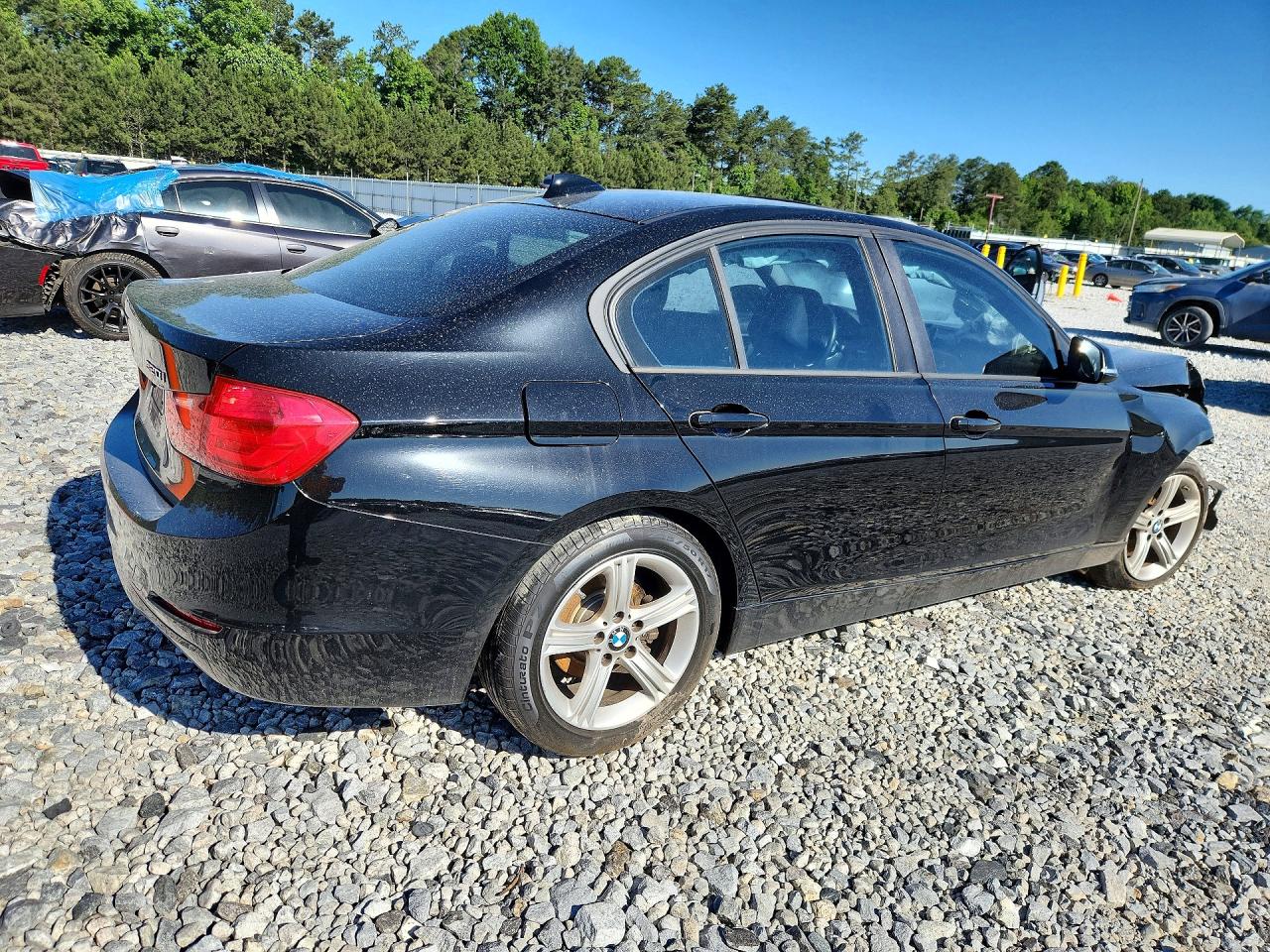 2014 Bmw 320 I Black vin: WBA3B1C51EPV79712
